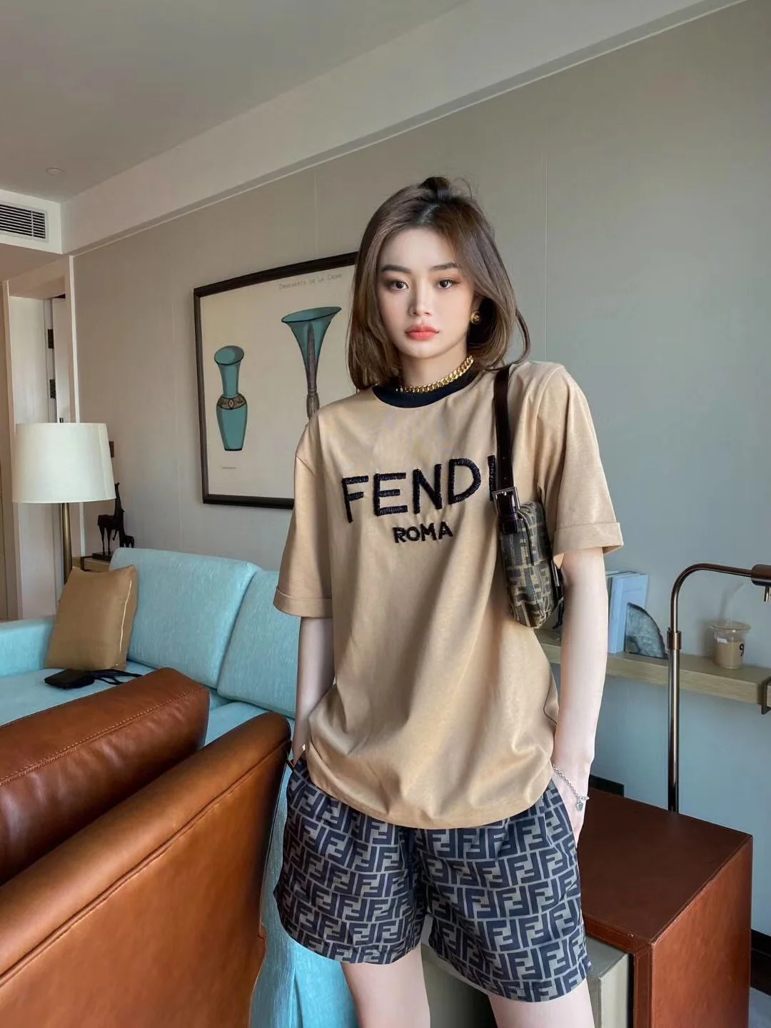 펜디 빈티지 바게트 가방 상세 이미지 6