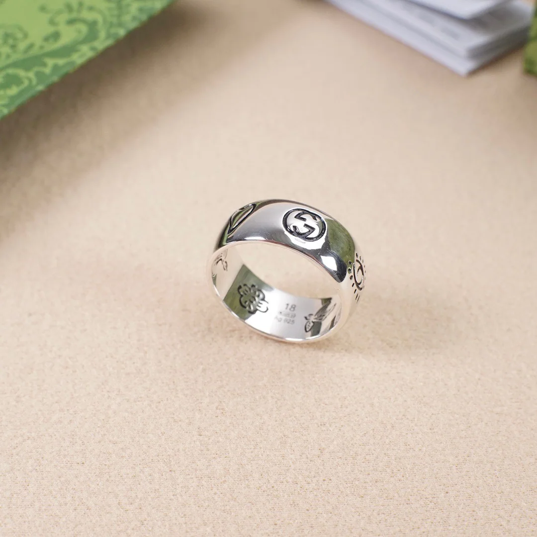 구찌 플로랄 버드 커플 반지 상세 이미지 5