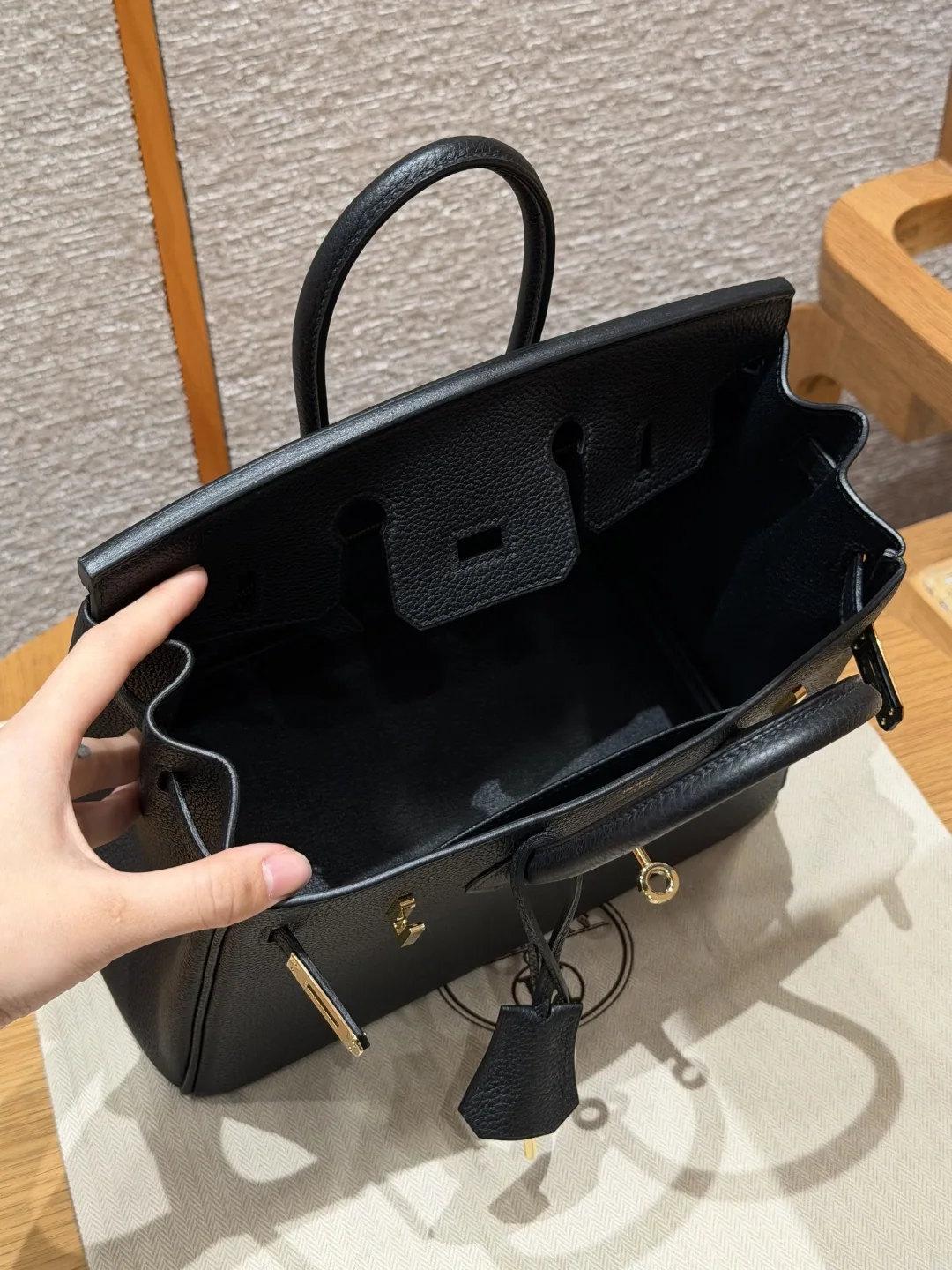 에르메스 버킨 25 토고 가죽 가방 상세 이미지 6