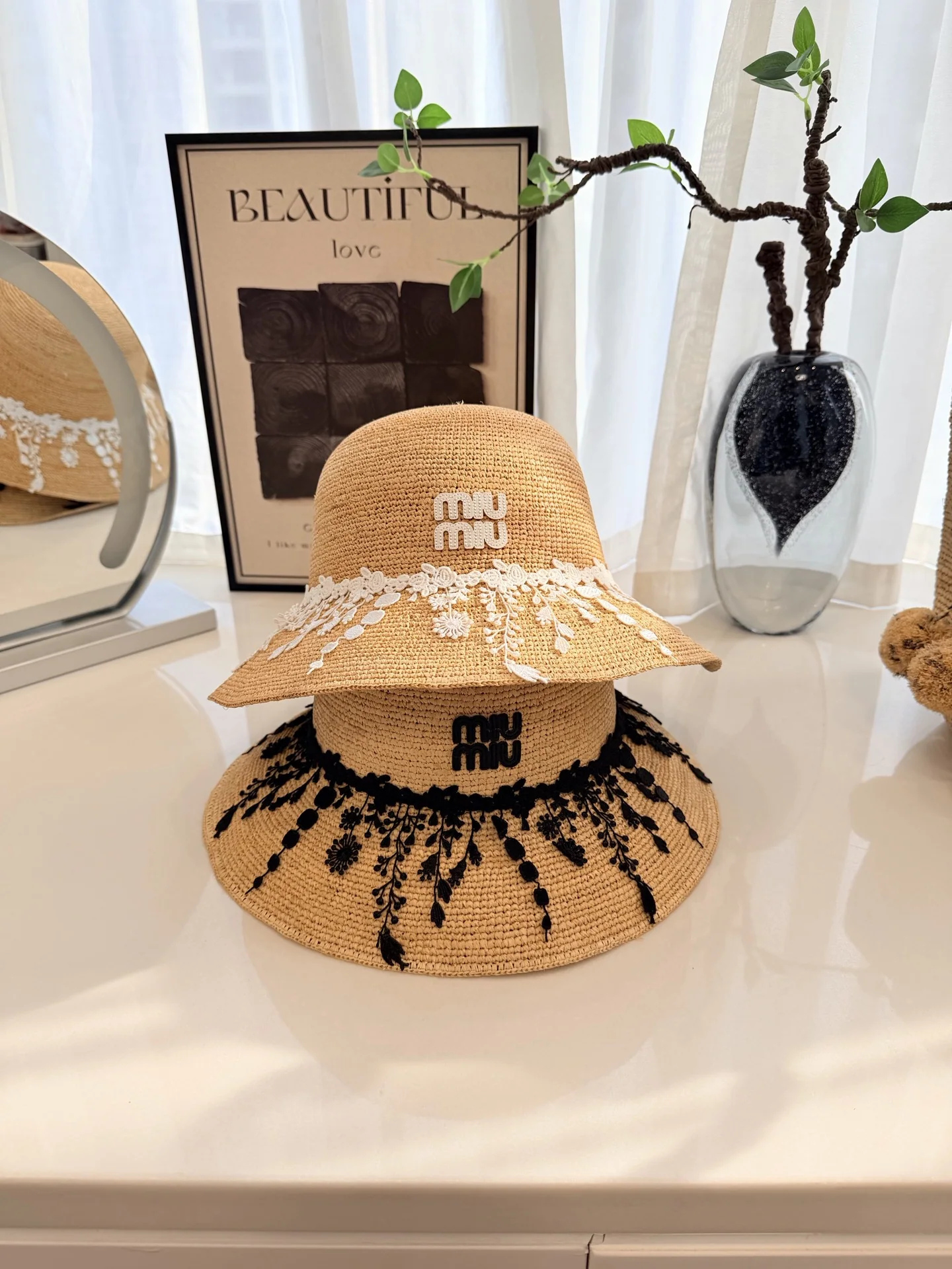 미우미우 모자 80773 Miu Miu Cap 상세 이미지 1
