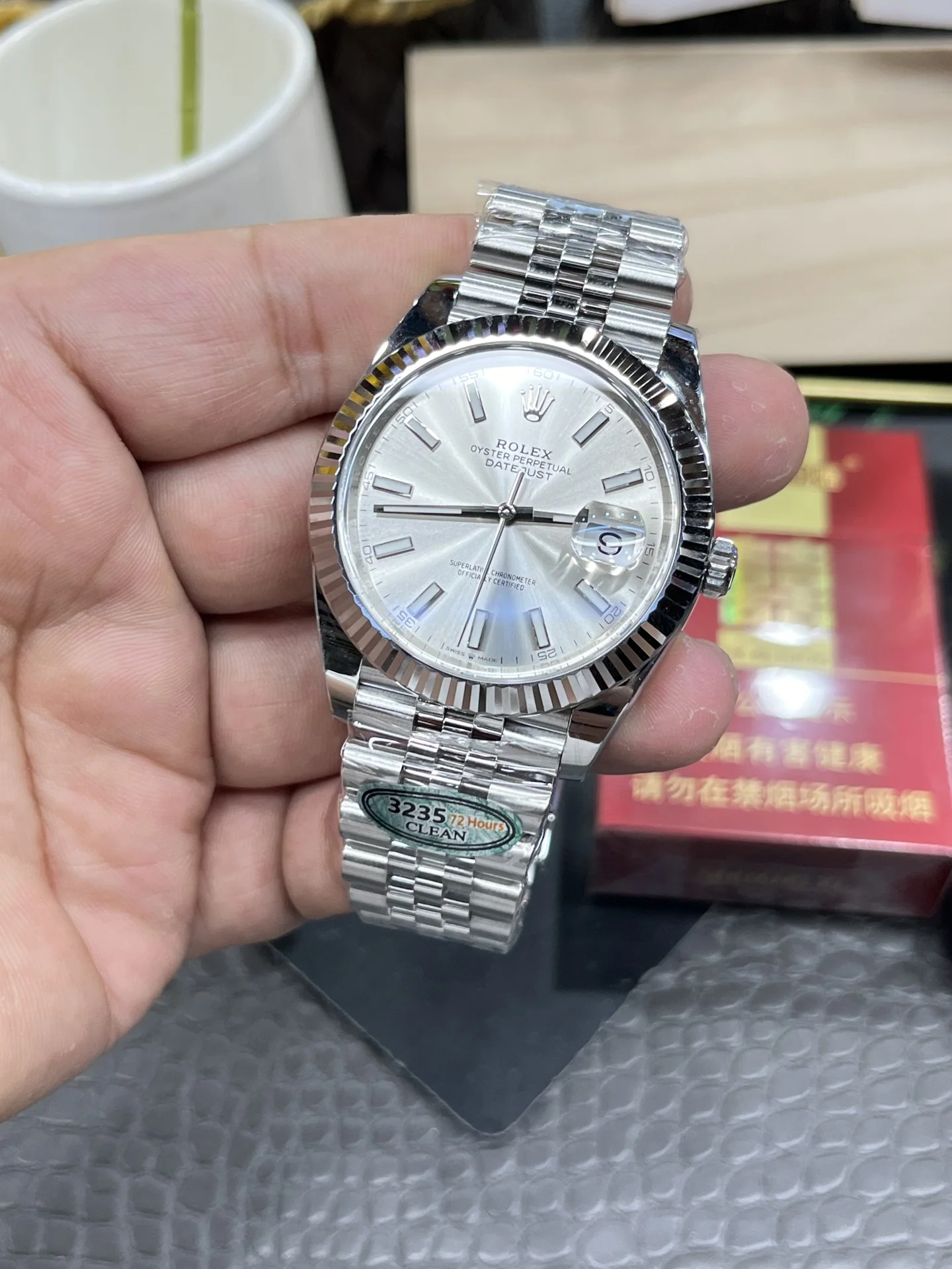 롤렉스 데이트저스트 41MM3235 무브먼트 레플리카 43187 Rolex 상세 이미지 3