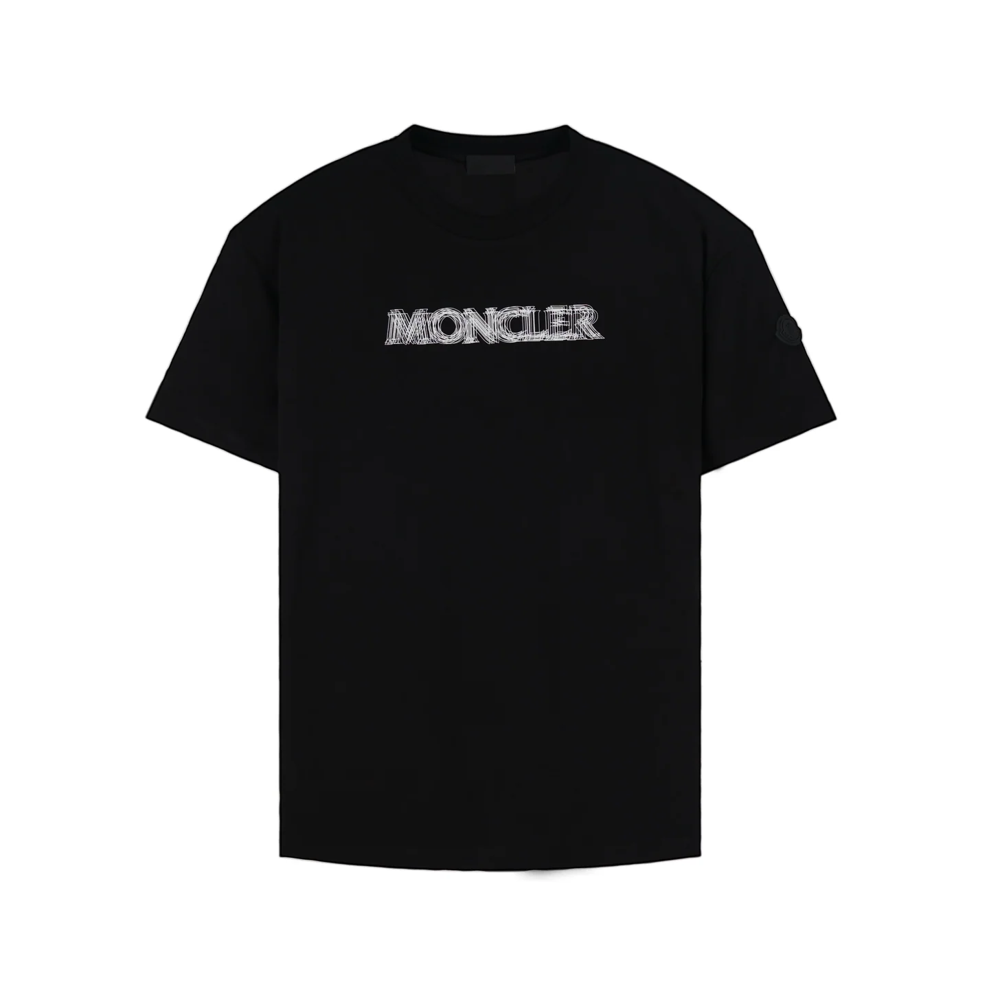 몽클레어 더블 로고 남성 반팔 티셔츠 상세 이미지 1