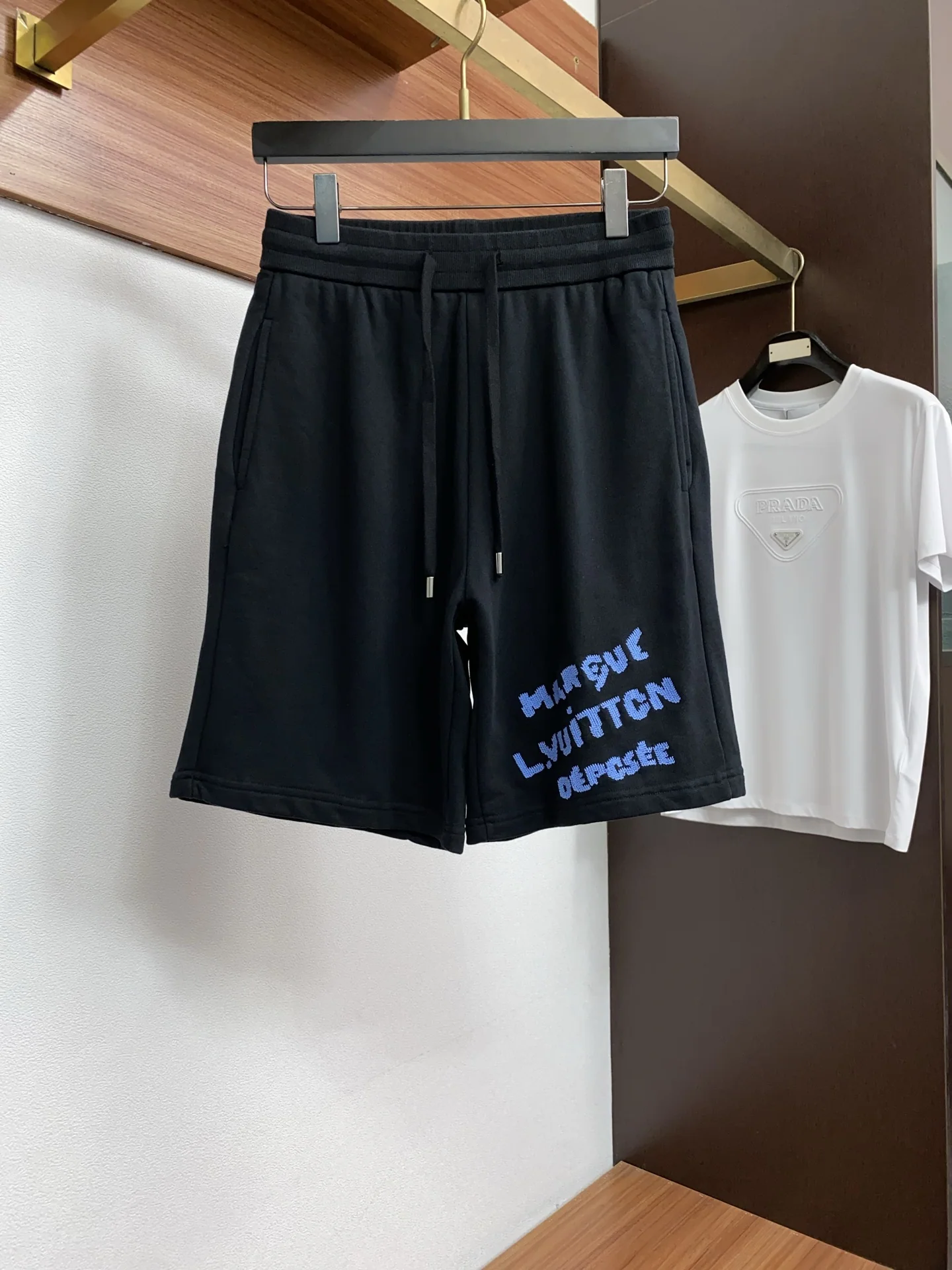 루이비통 남성 면 반바지 상세 이미지 1