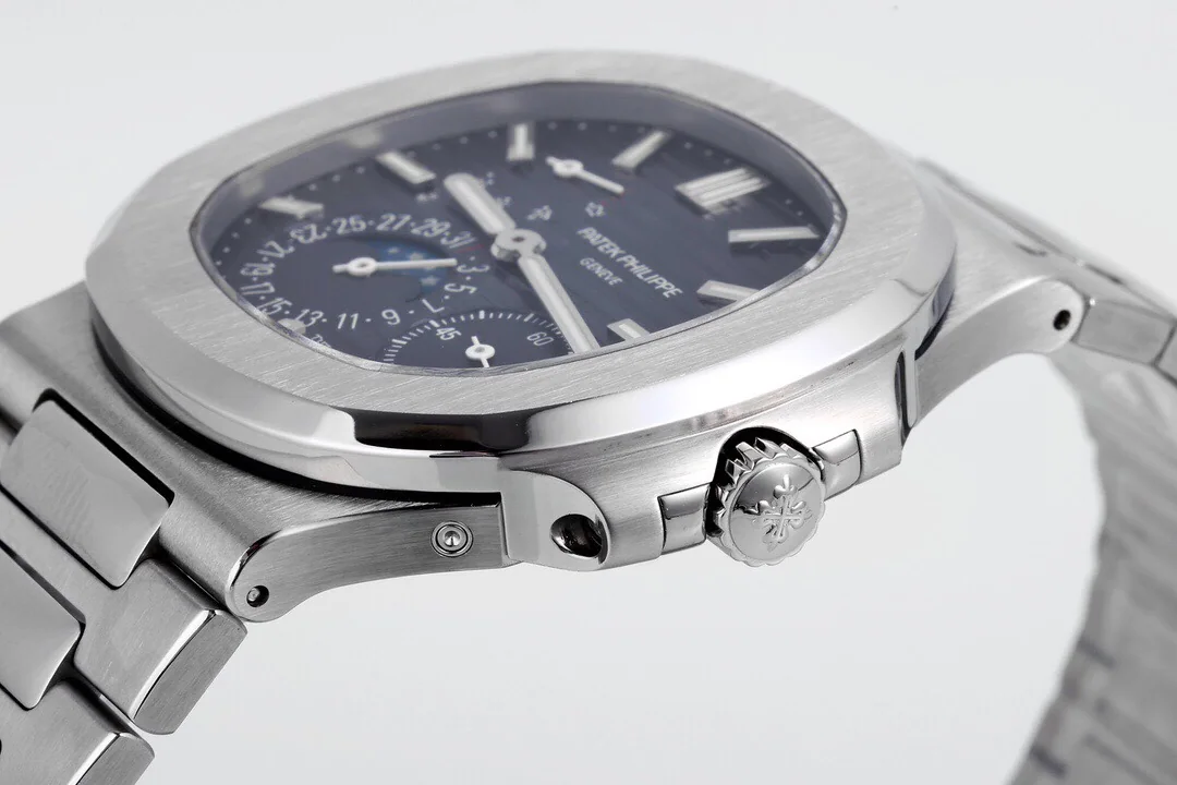 파텍필립 노틸러스 5712 문페이즈 멀티펑션 자동 블루 다이얼 PPF 공장 레플리카 44069 Patek Philippe 상세 이미지 5