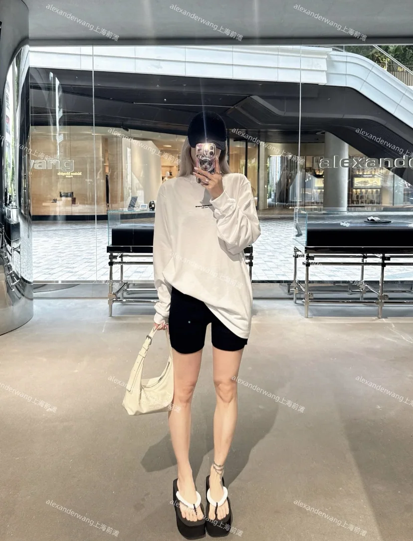 알렉산더왕 스몰로고 3D 프린트 남성 긴팔 티셔츠 상세 이미지 16