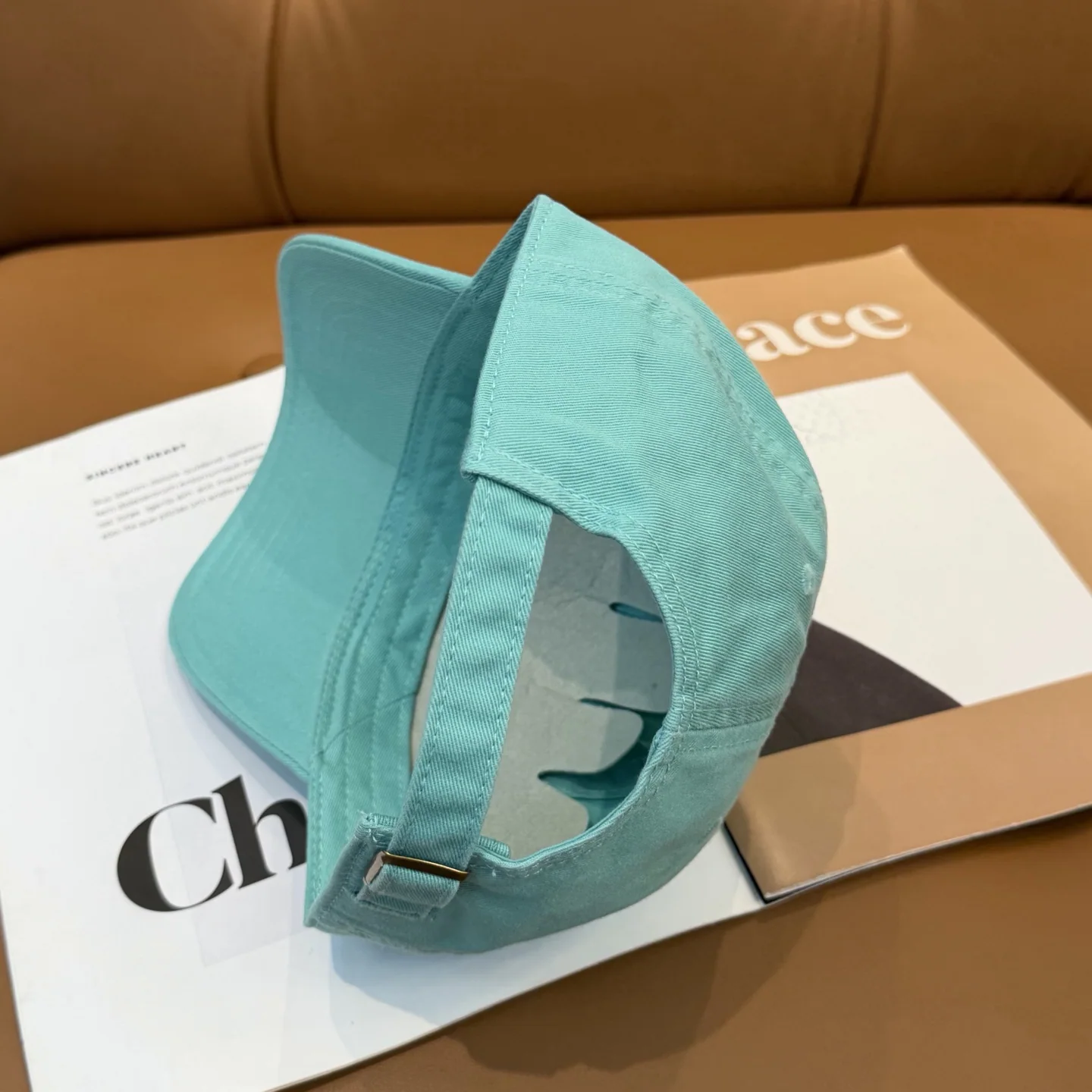 샤넬 심플 로고 베이스볼 모자 상세 이미지 3
