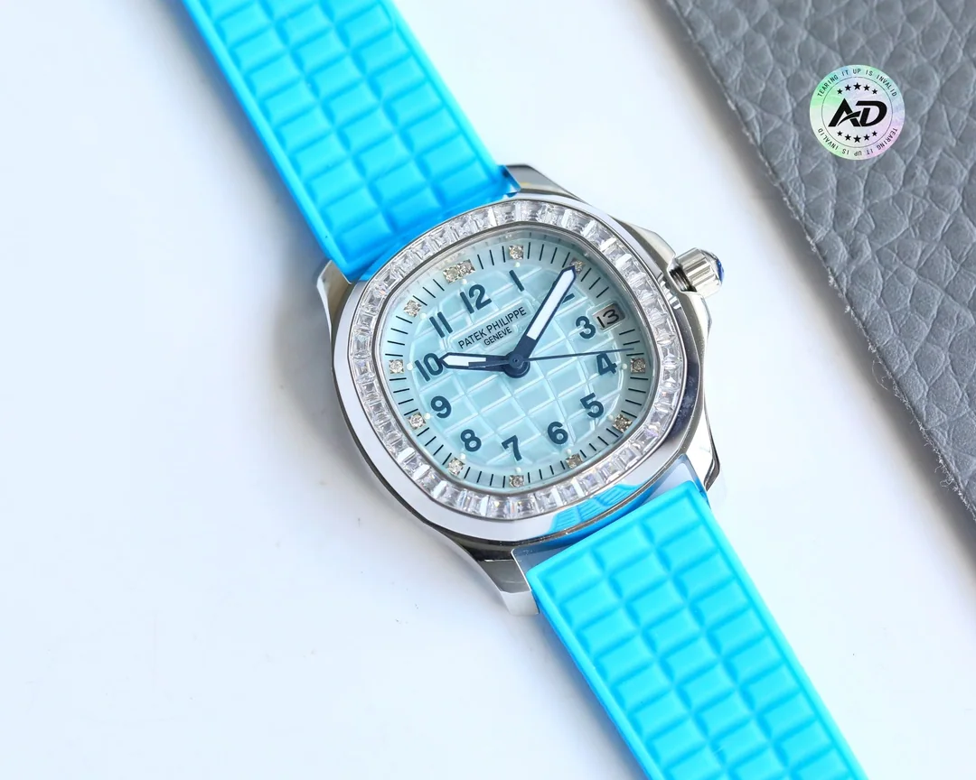 파텍필립 아쿠아넛 다이아 자동 그레이 다이얼 스틸 여성용 레플리카 44100 Patek Philippe 상세 이미지 1