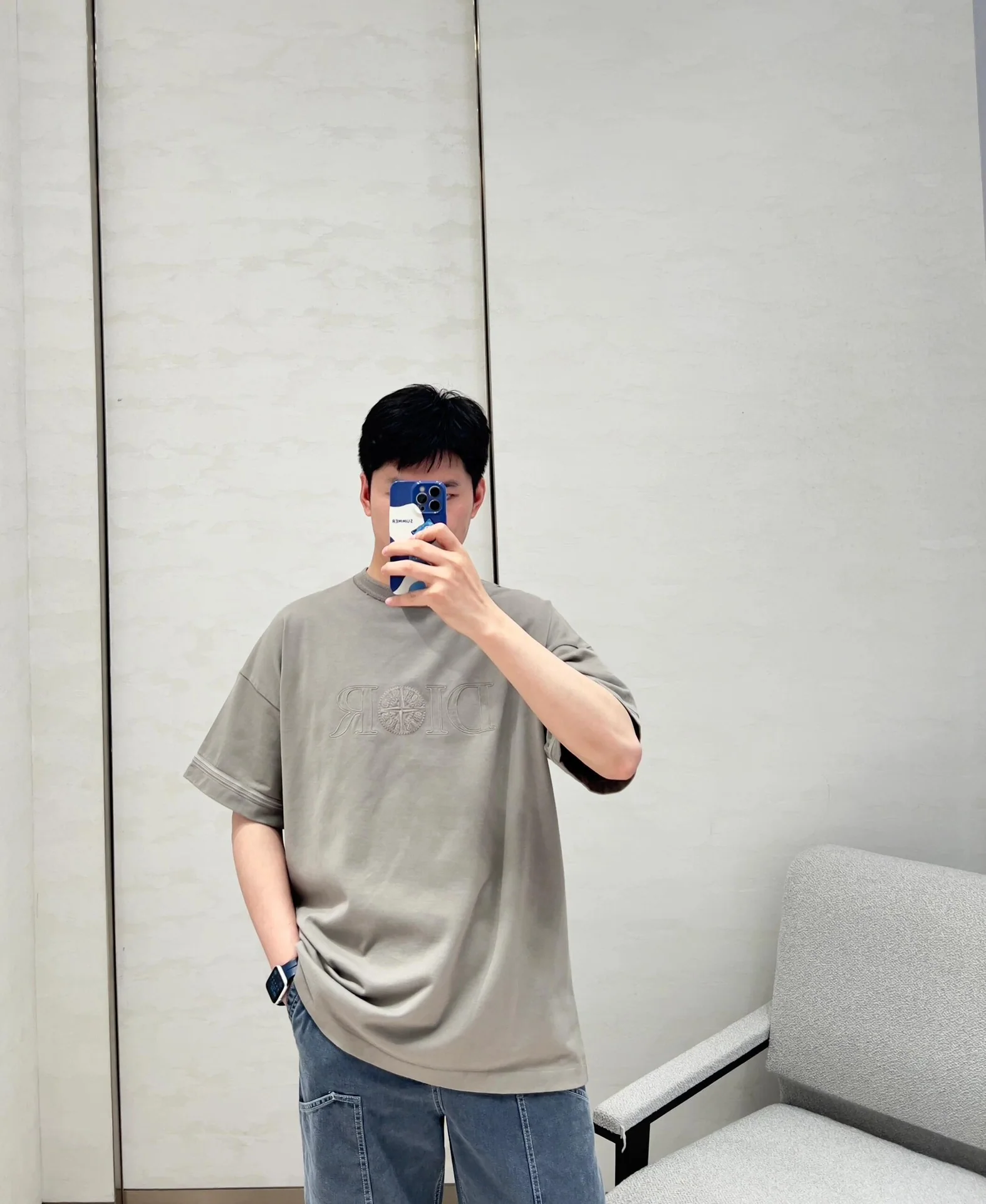 스톤아일랜드 남성 반팔 상세 이미지 4