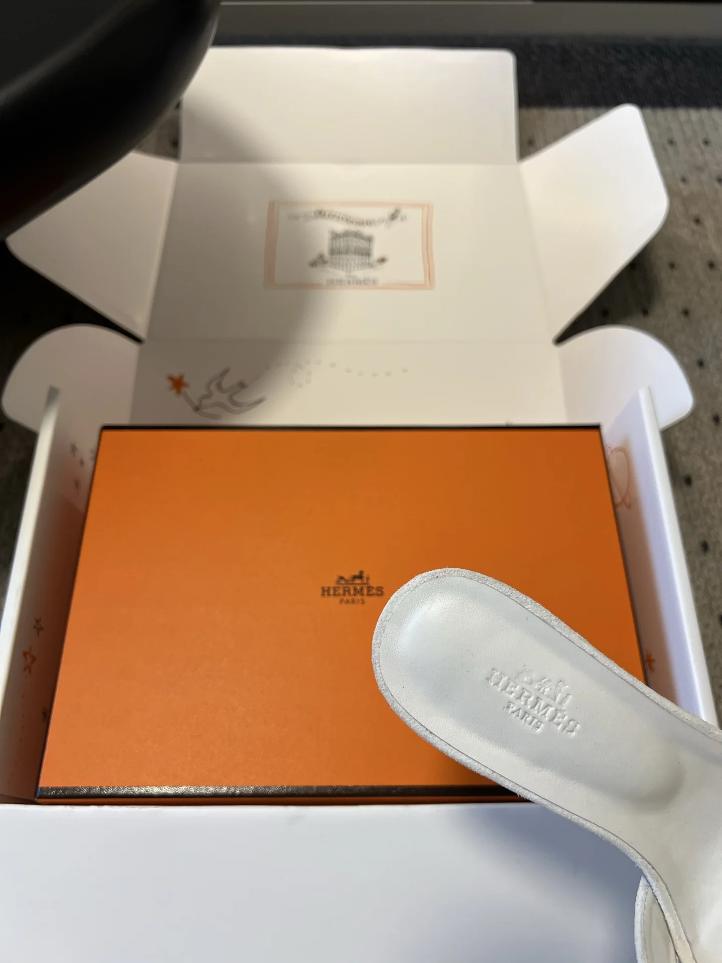 에르메스 꼬임 H 웨빙 로우힐 샌달 상세 이미지 8