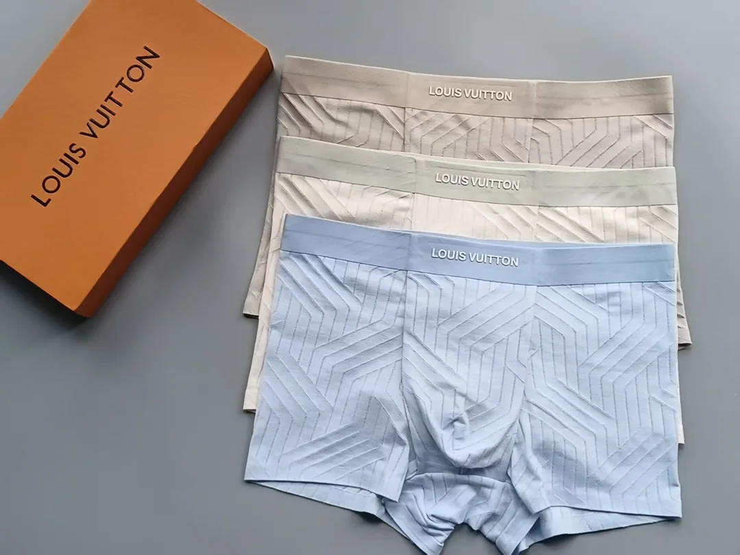 루이비통 남성 면 100% 심리스 속옷 세트 상세 이미지 8