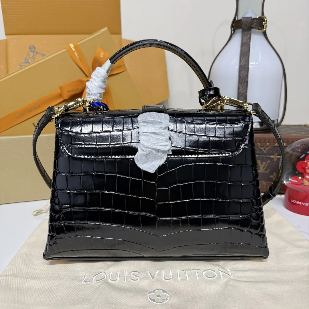 루이비통 버드케이지 크로코다일 엠보 BB 핸드백 N84714 상세 이미지 3