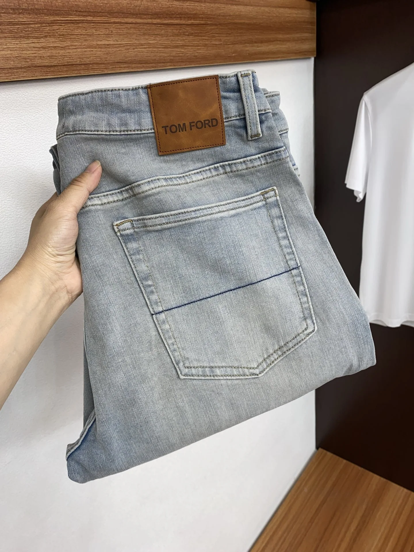 톰포드 남성 데님 청바지 상세 이미지 1