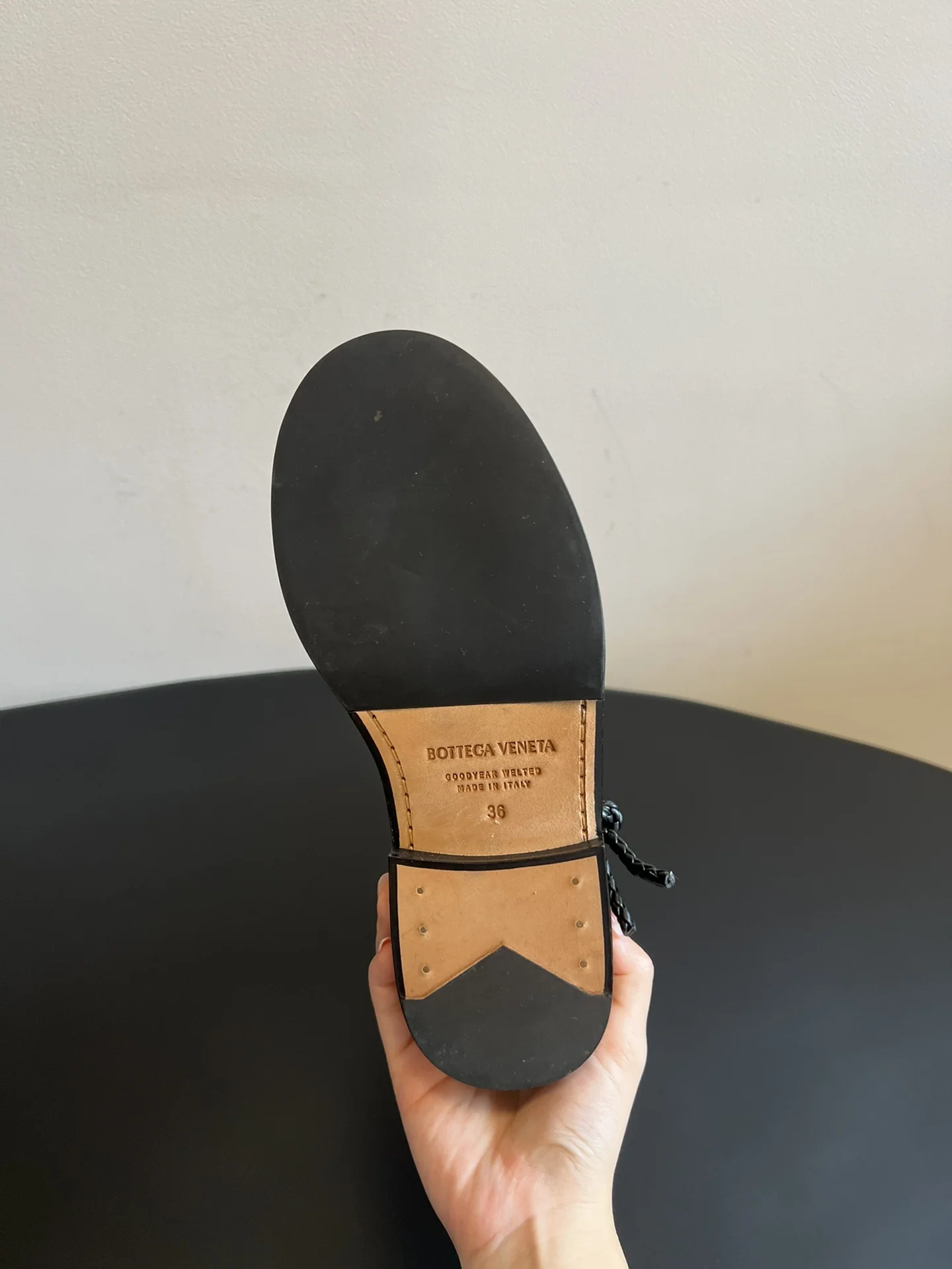 보테가베네타 우븐 레더 하이탑 라이딩 부츠 9873 상세 이미지 8