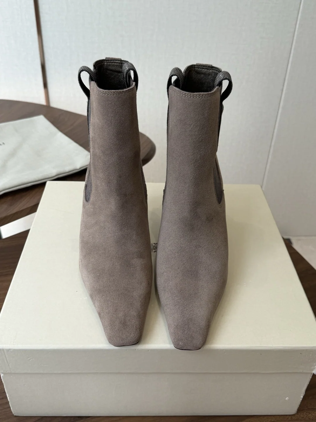 브루넬로쿠치넬리 미드카프 하이힐 부츠 151488