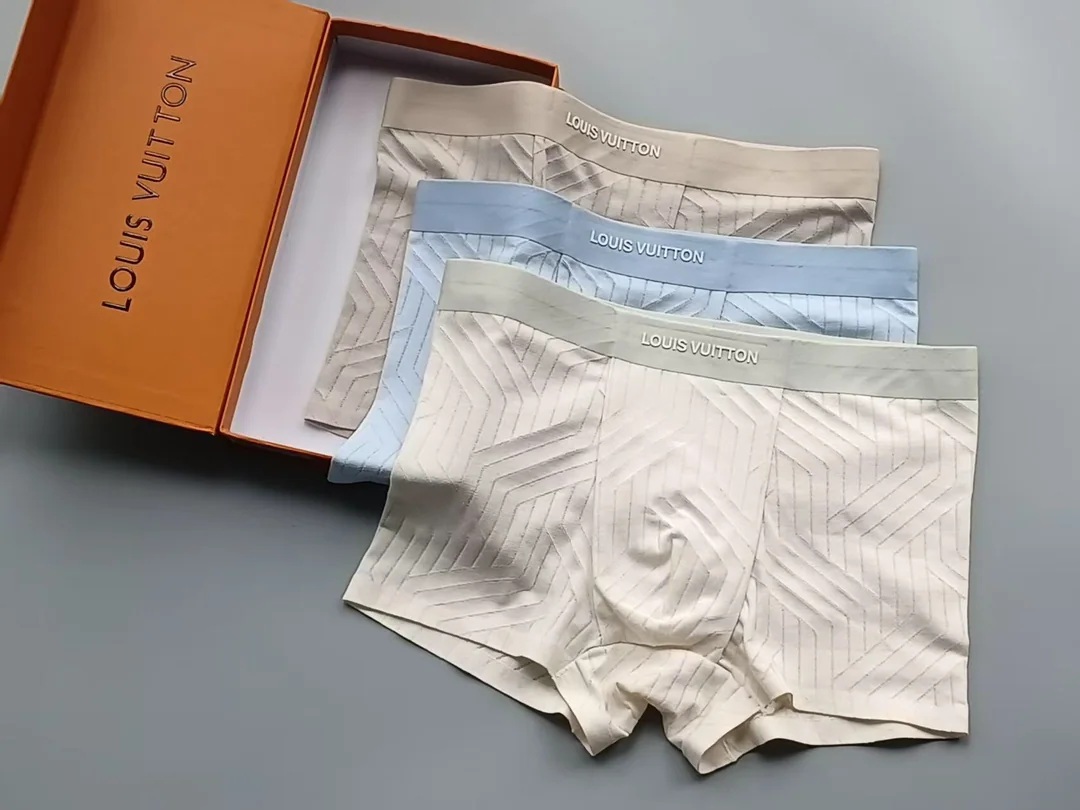 루이비통 남성 면 100% 심리스 속옷 세트 상세 이미지 4