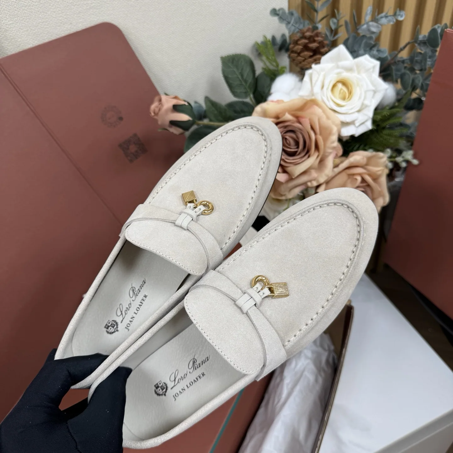 로로피아나 조안 빈티지 스타일 로퍼 상세 이미지 4