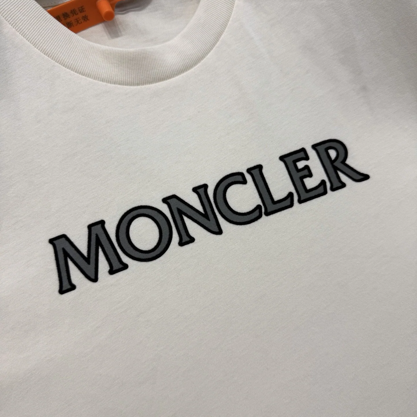 몽클레어 남성 로고 프린트 코튼 반팔 티셔츠 상세 이미지 7