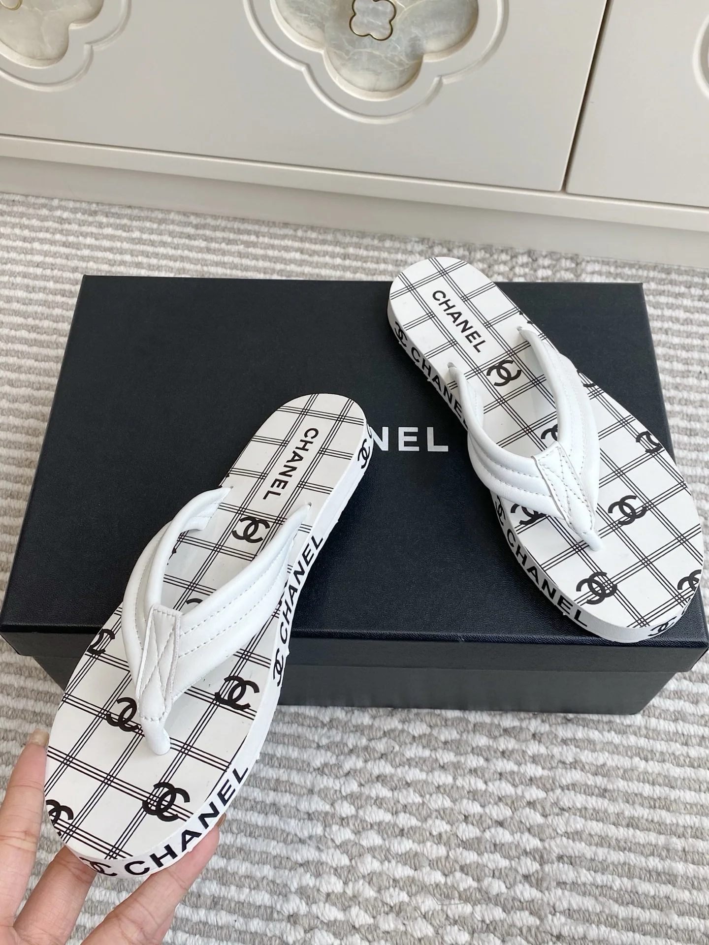 샤넬 플랫폼 플립플롭 상세 이미지 3