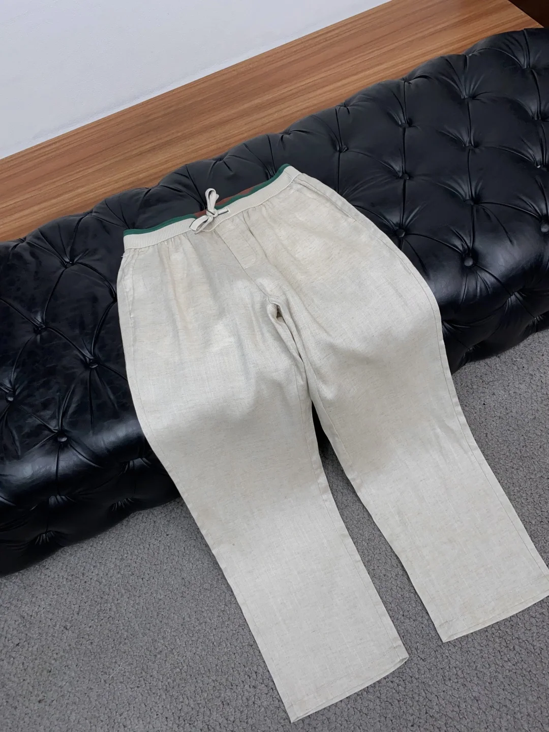 로로피아나 린넨 스트레이트 남성 바지 상세 이미지 6