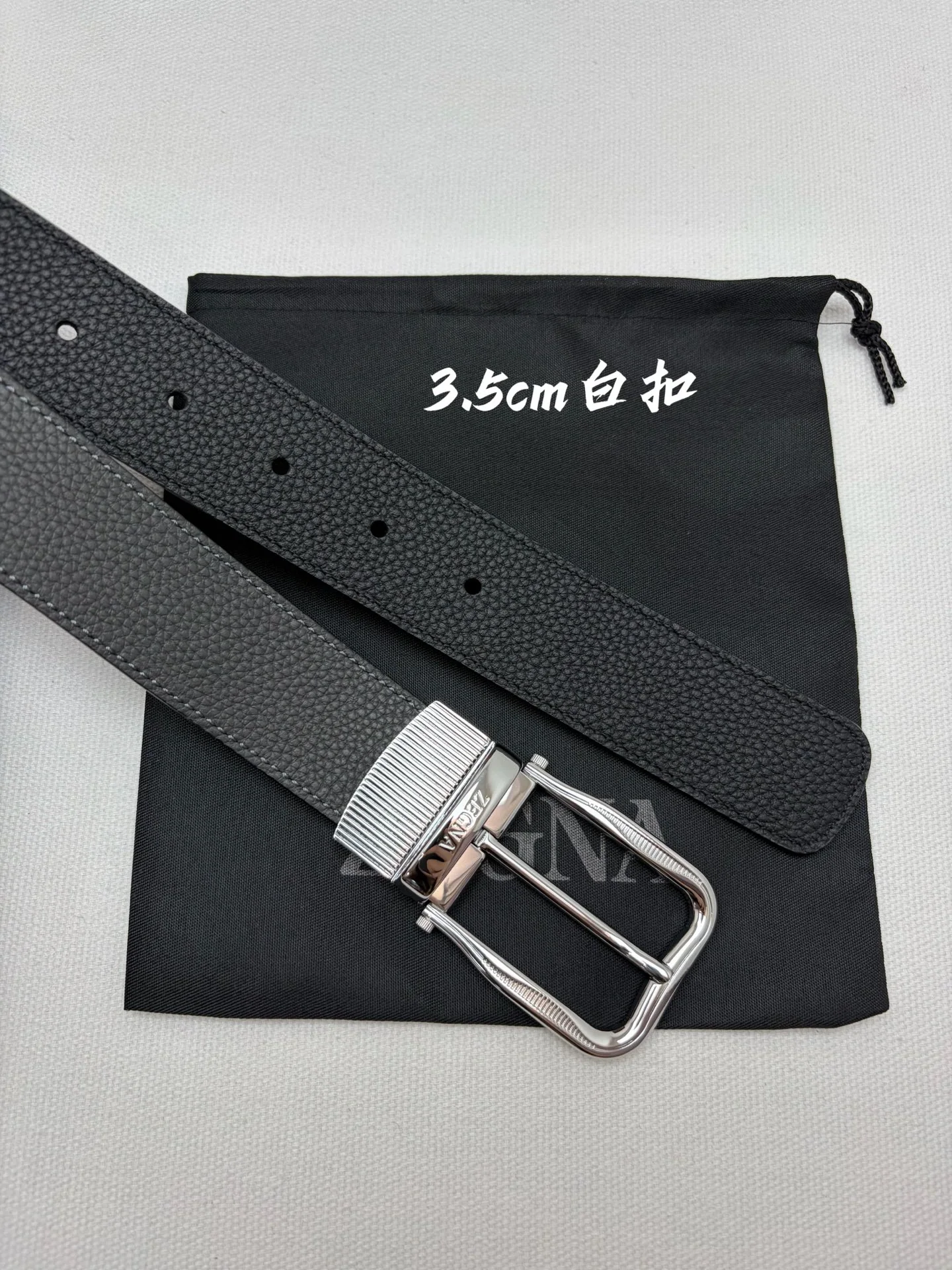 제냐 카프스킨 가죽 남성 벨트 상세 이미지 5