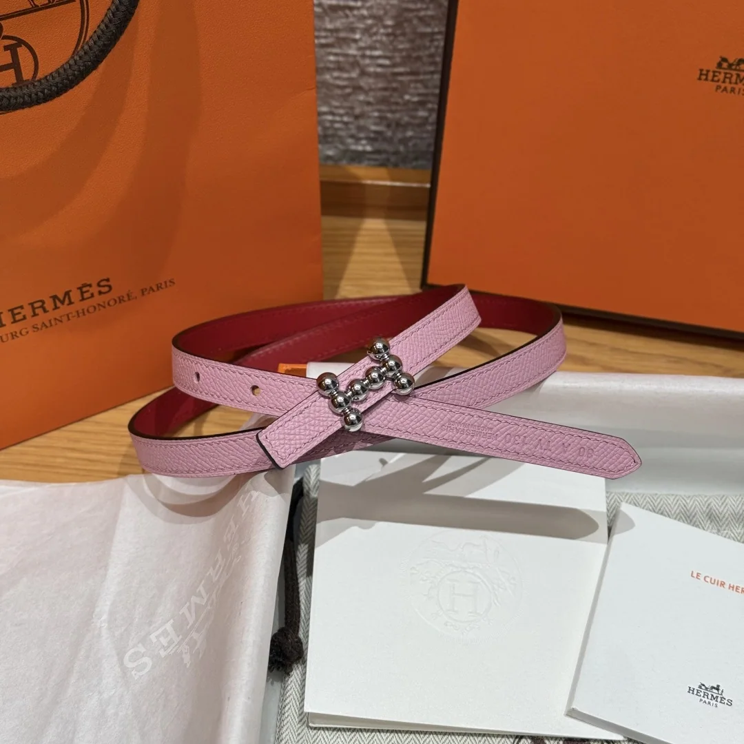 에르메스 버블 버클 양면 가죽 벨트 175784