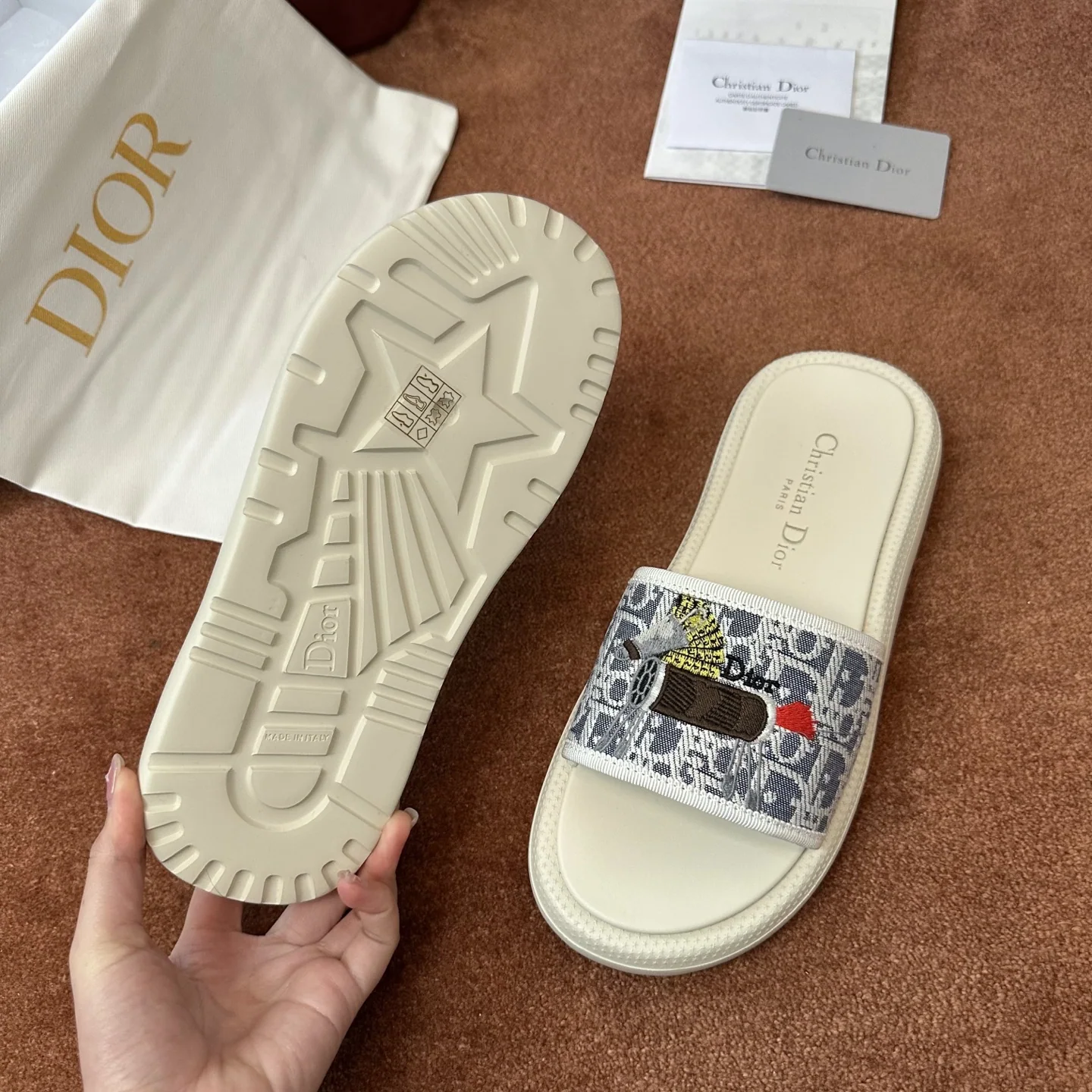 디올 벨크로 샌들 상세 이미지 5