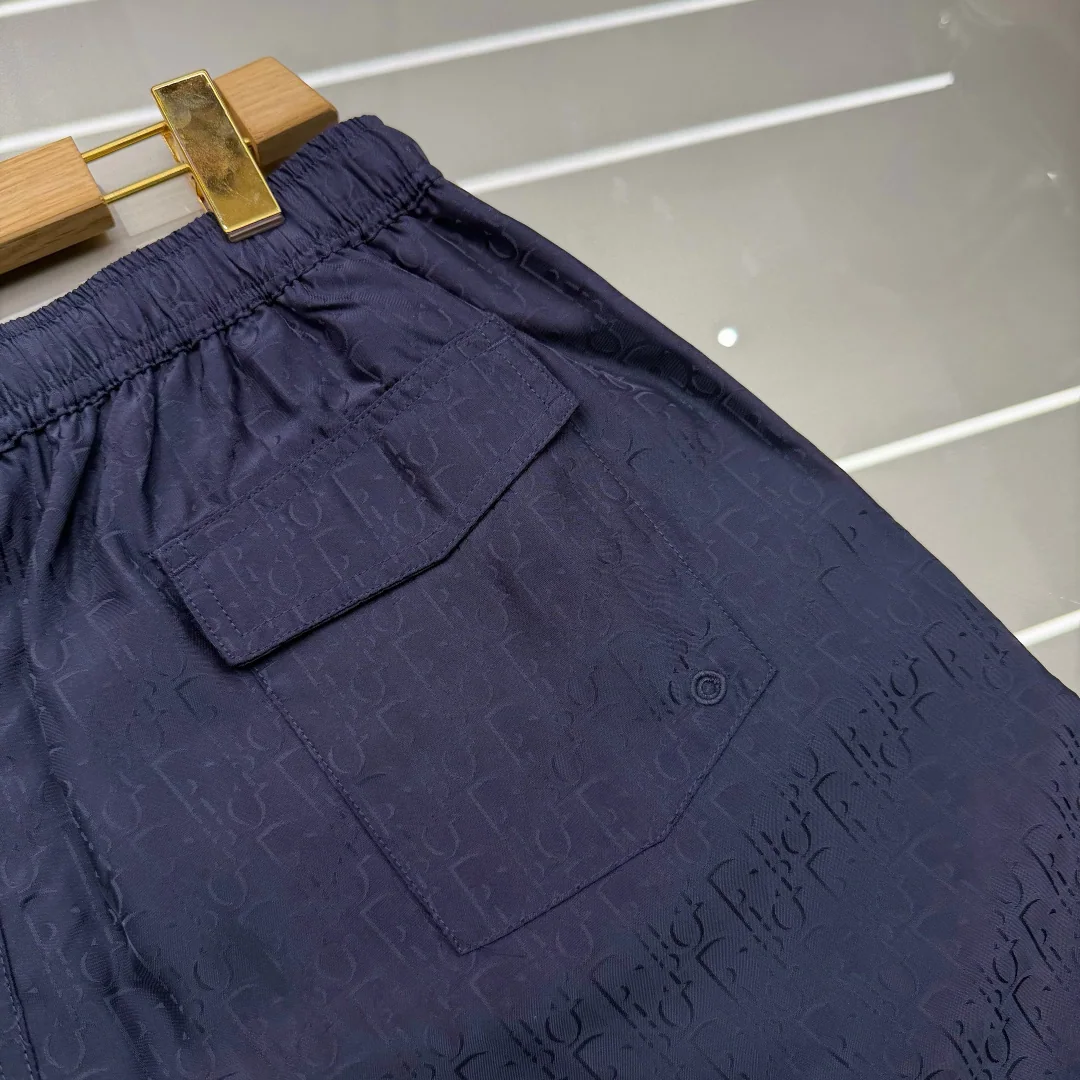 디올 디오리비에라 네이비 오블리크 남성 반바지 상세 이미지 8