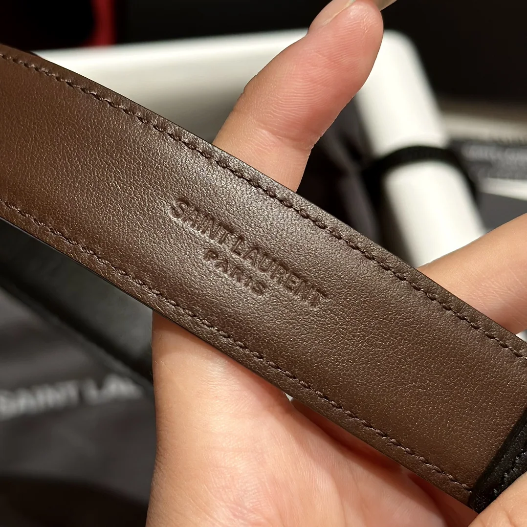 생로랑 양면 카프스킨 YSL 버클 벨트 상세 이미지 7