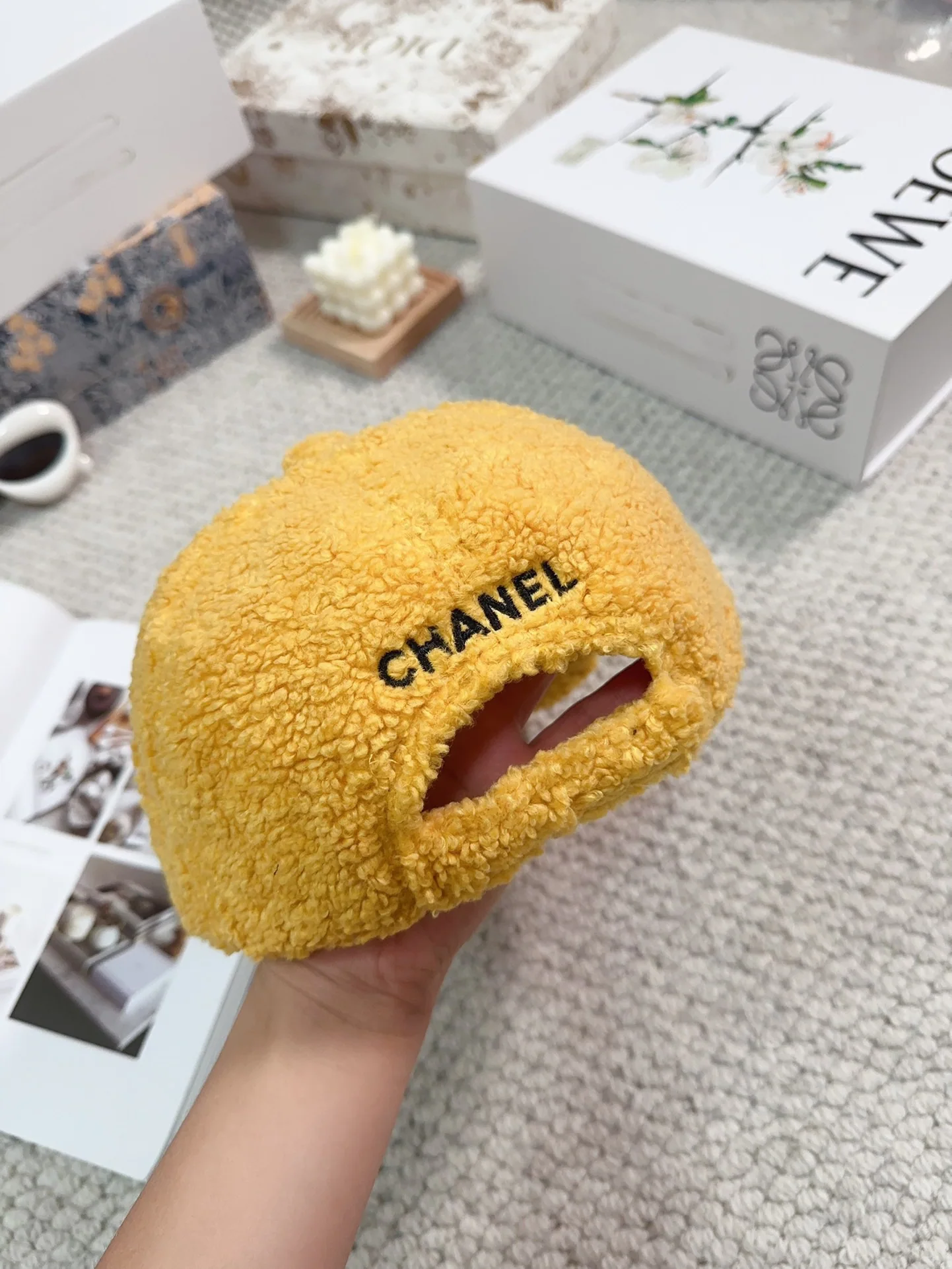 샤넬 램스킨 야구모자 상세 이미지 8