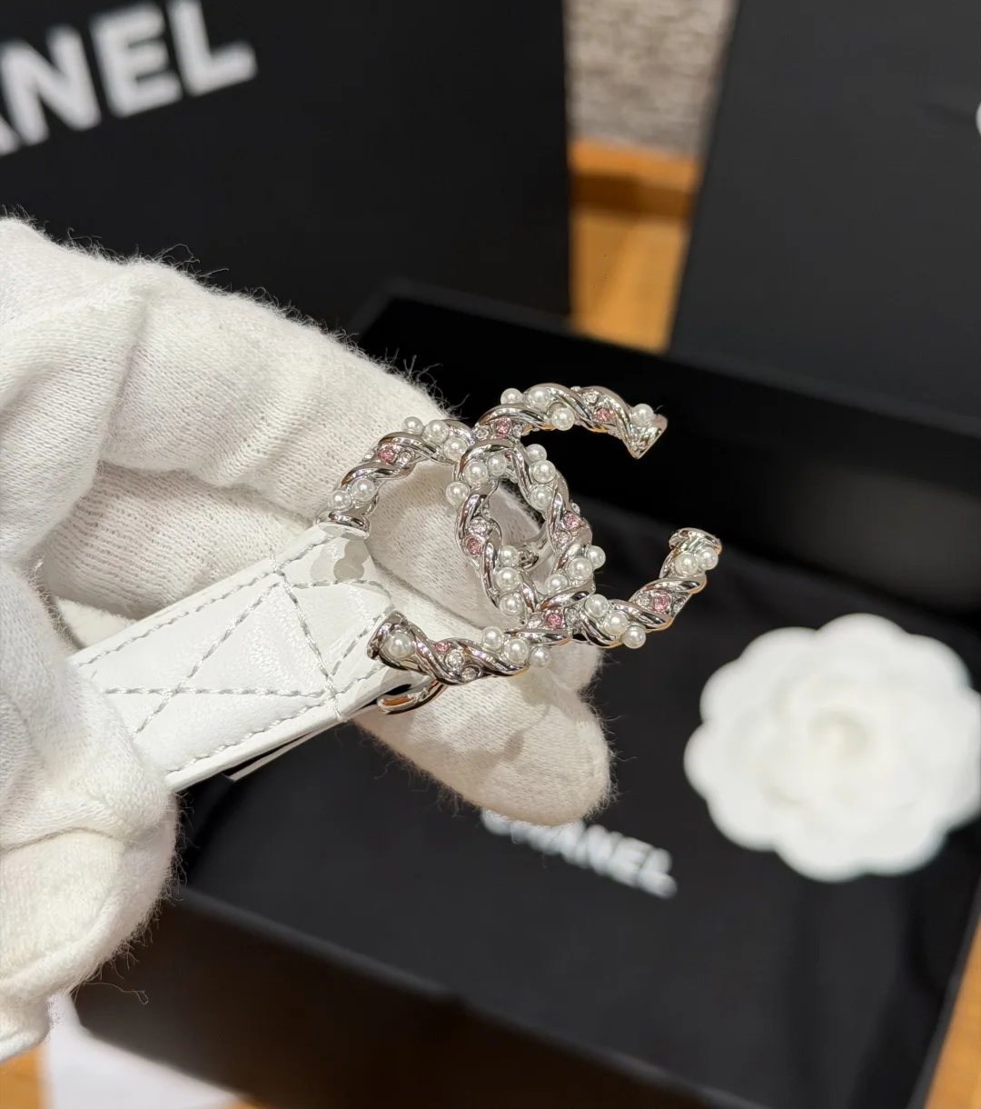 샤넬 퀼팅 램스킨 20mm 벨트 상세 이미지 3