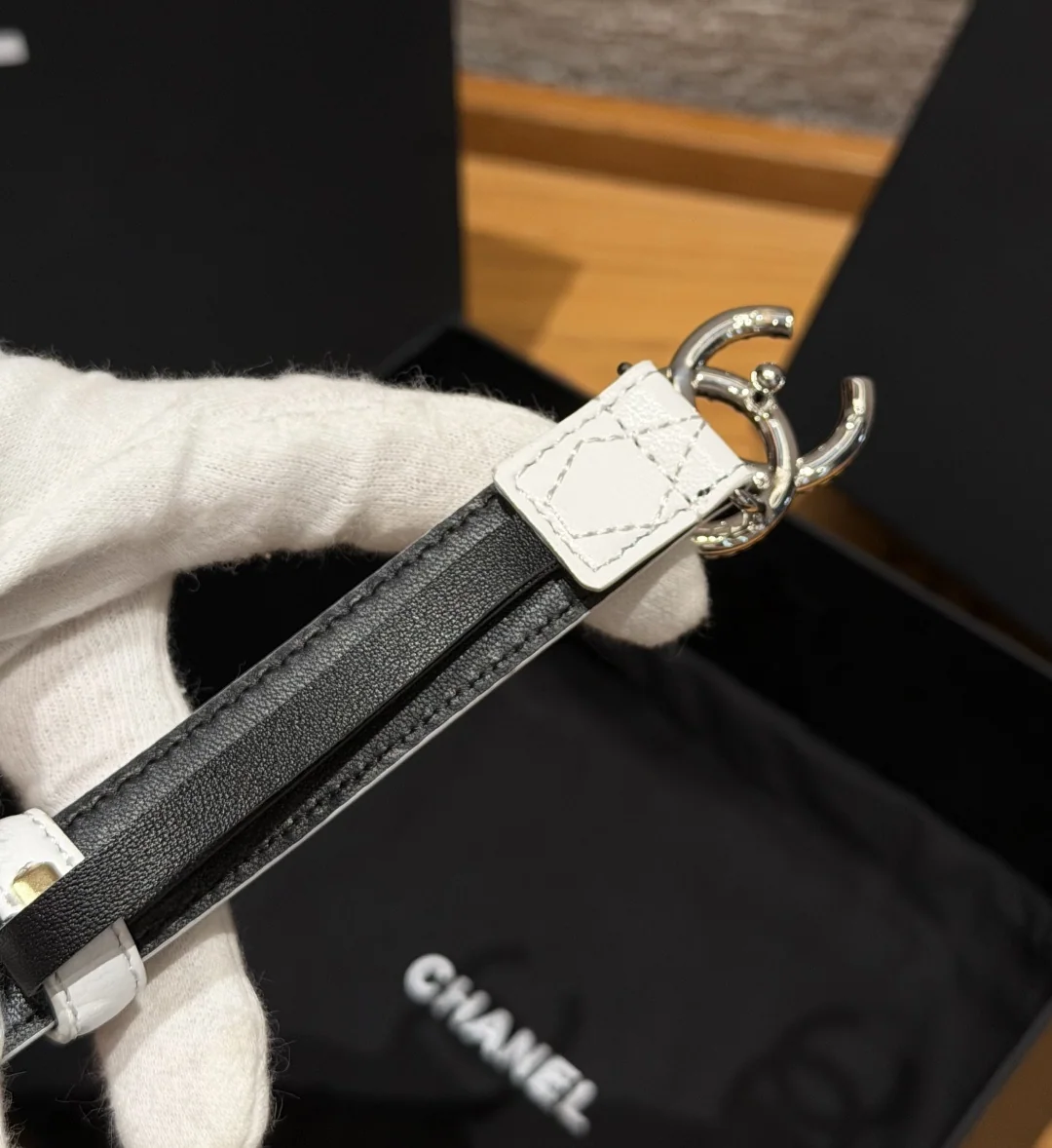 샤넬 퀼팅 램스킨 20mm 벨트 상세 이미지 4