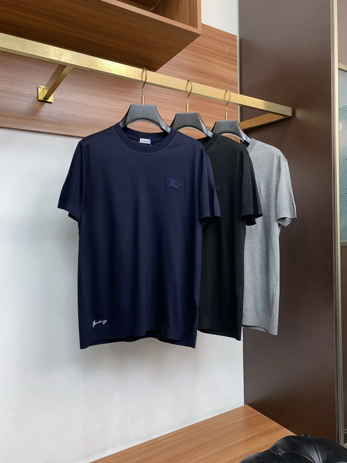 버버리 니트 크루넥 반팔 셔츠 P300 상세 이미지 9