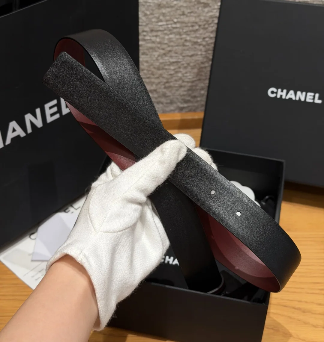 샤넬 더블 C 버클 리버시블 카프스킨 벨트 상세 이미지 7