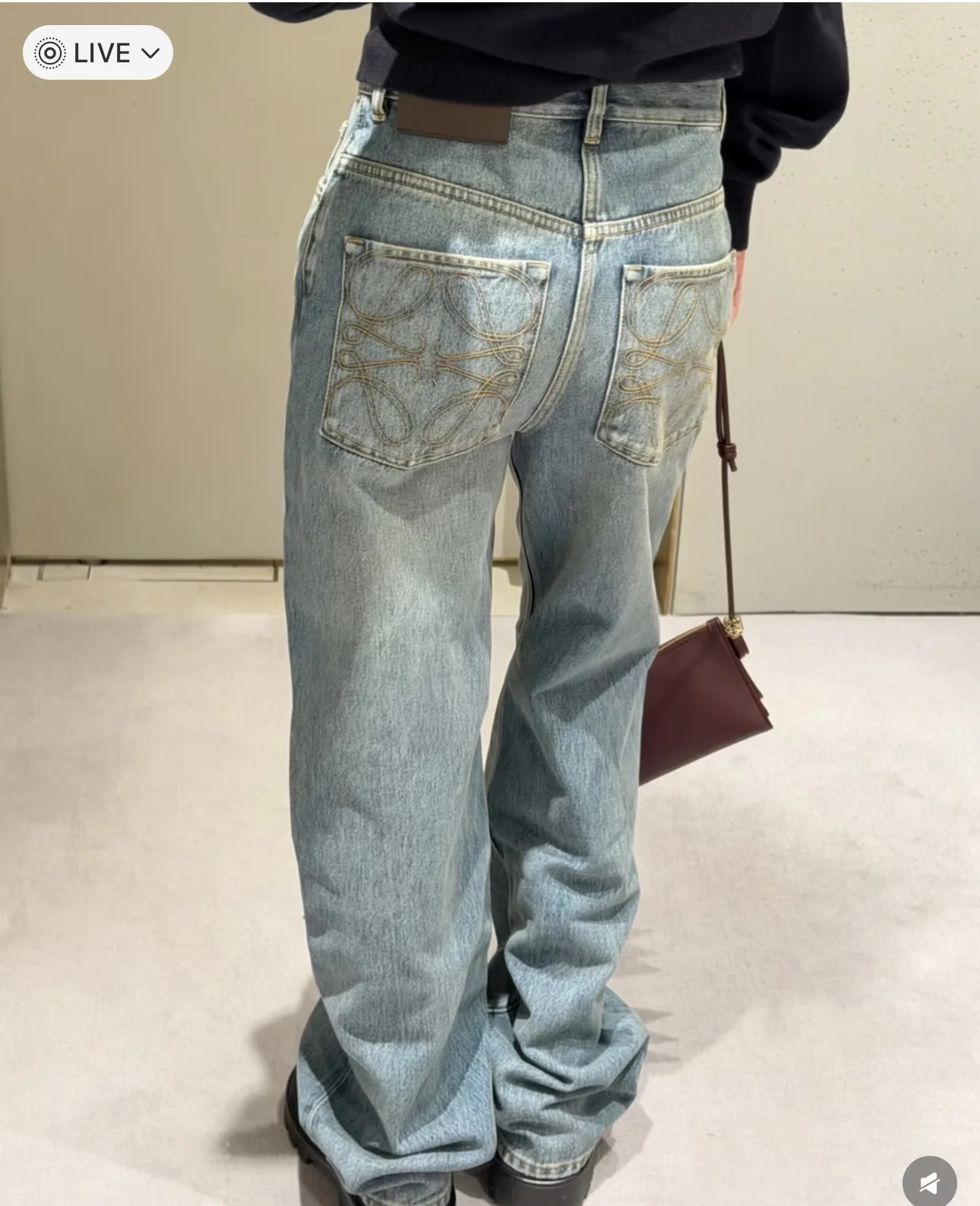 로에베 2026 SS 여성 바지 96824 Loewe Pants 상세 이미지 6