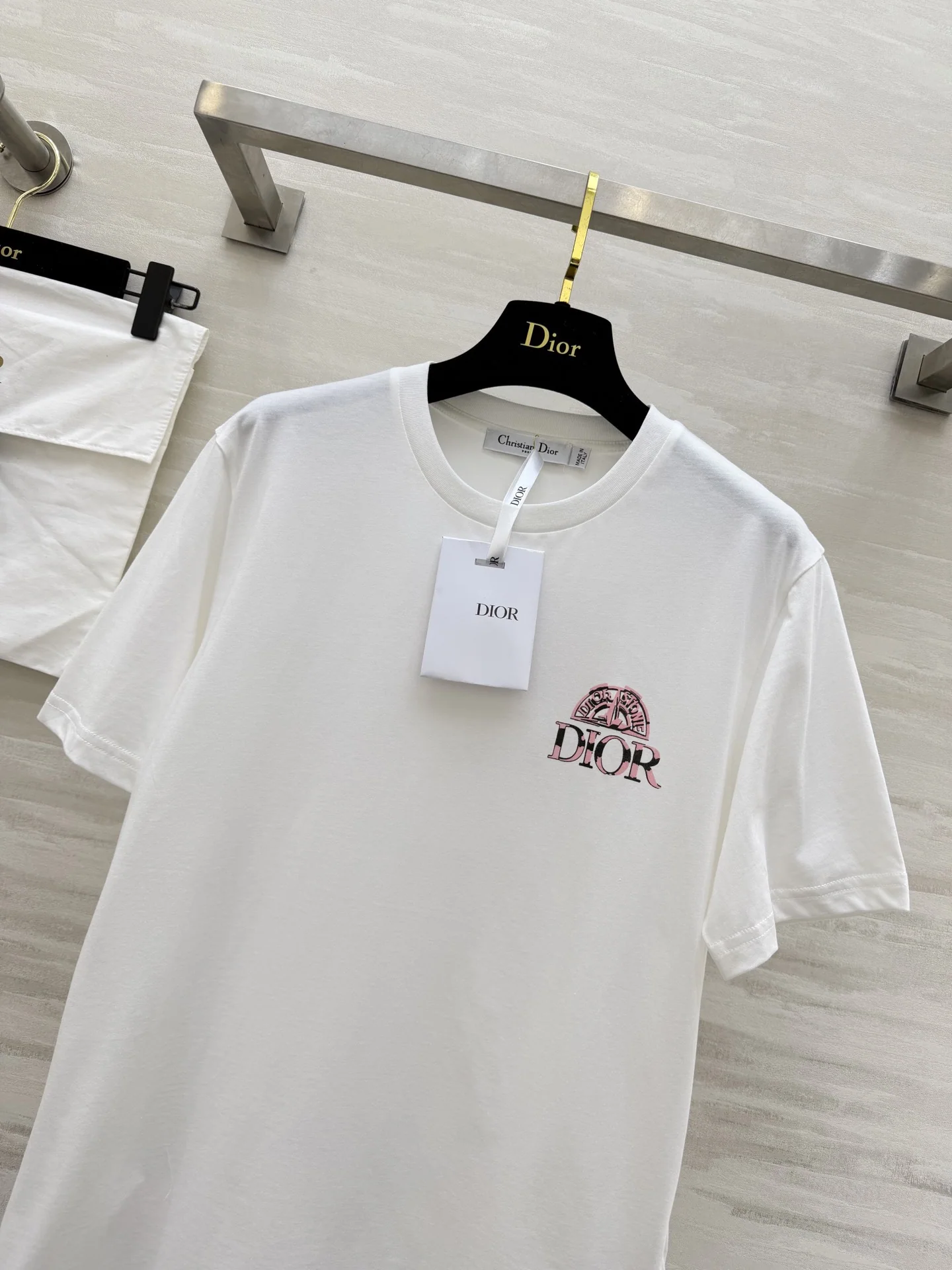 디올 여성 코튼 반팔 티셔츠 상세 이미지 3