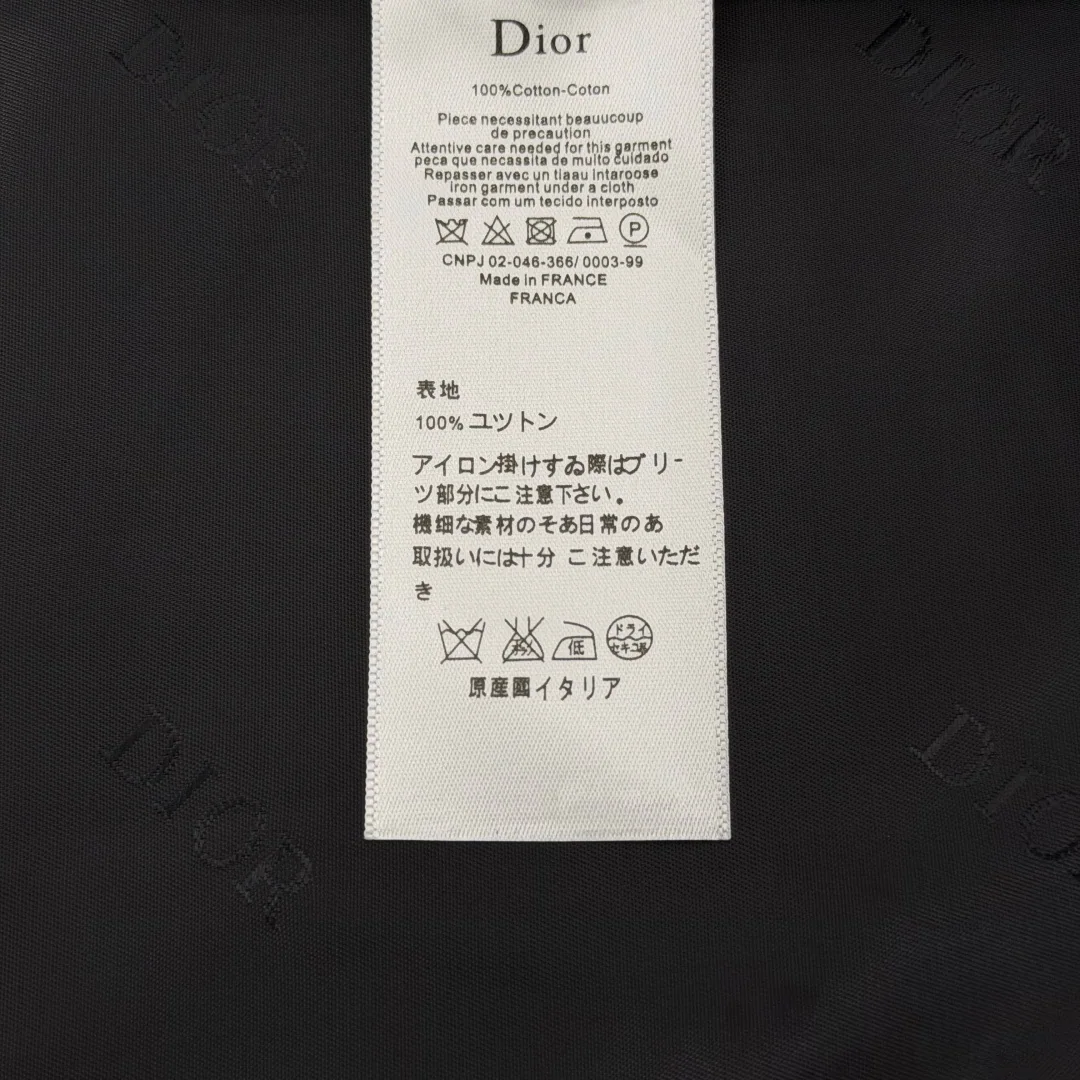 디올 블랙 램스킨 남성 가죽 자켓 상세 이미지 9