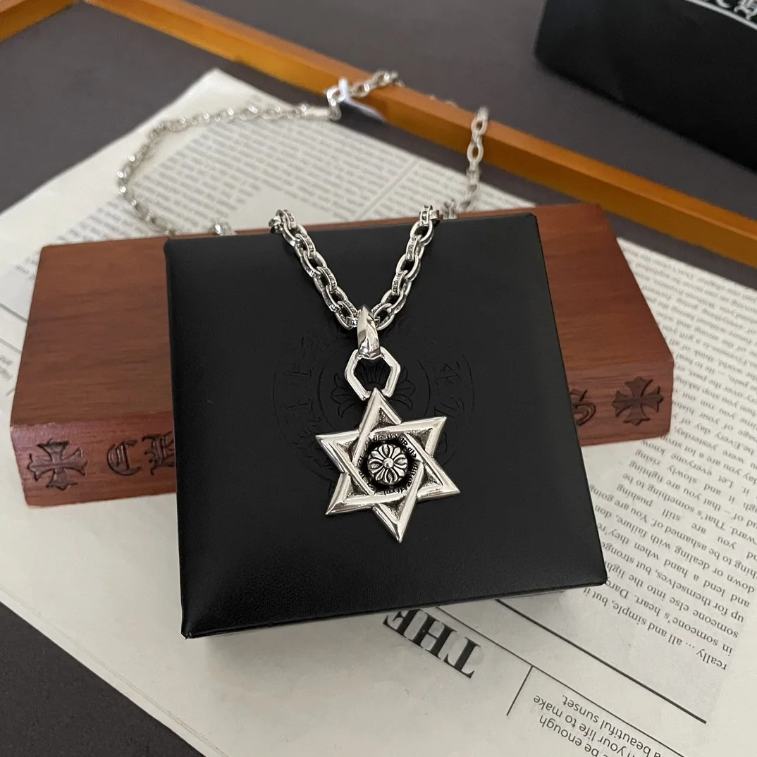 크롬하츠 육각별 펜던트 목걸이 상세 이미지 8