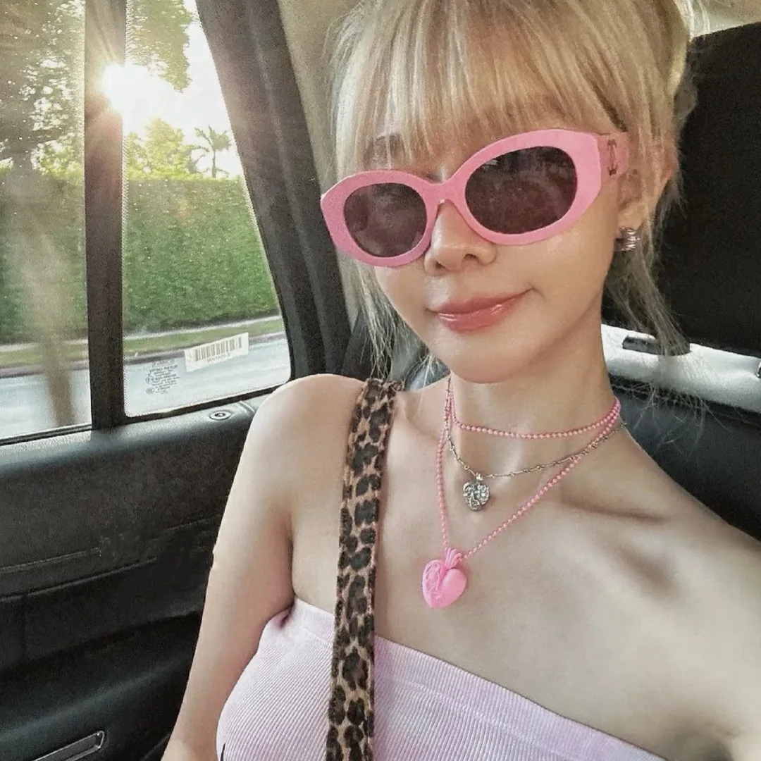 크롬하츠 덩굴 문양 레진 하트 목걸이 상세 이미지 9