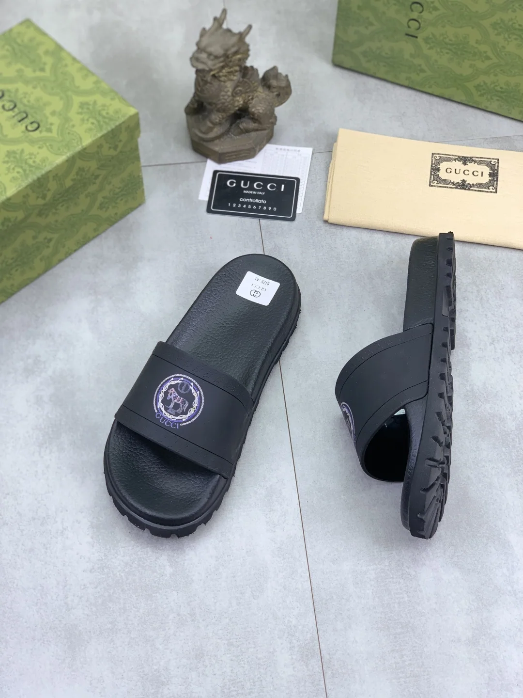 구찌 더블 G 콤비네이션 샌들 상세 이미지 3