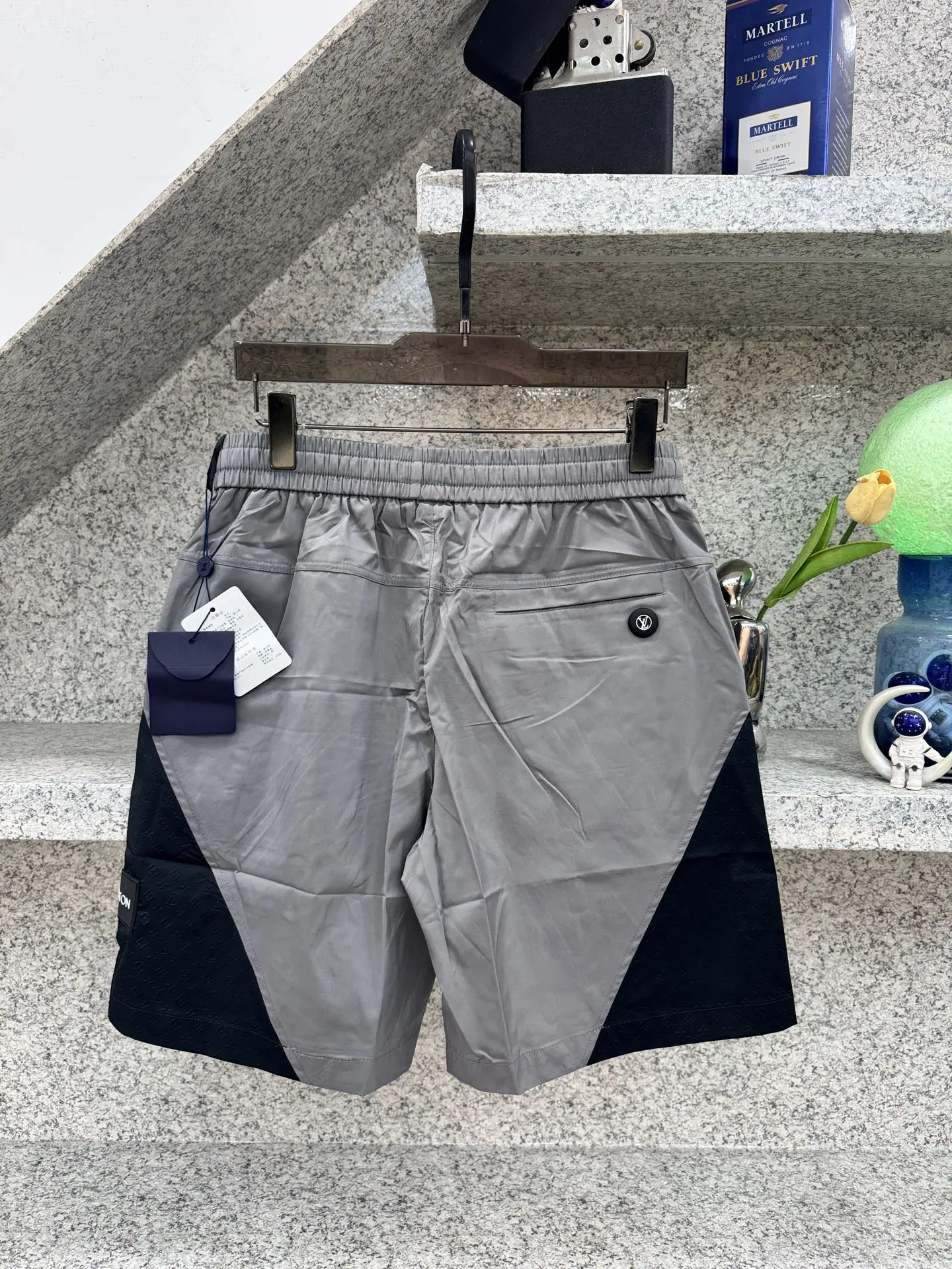 루이비통 남성 린넨 반바지 상세 이미지 3