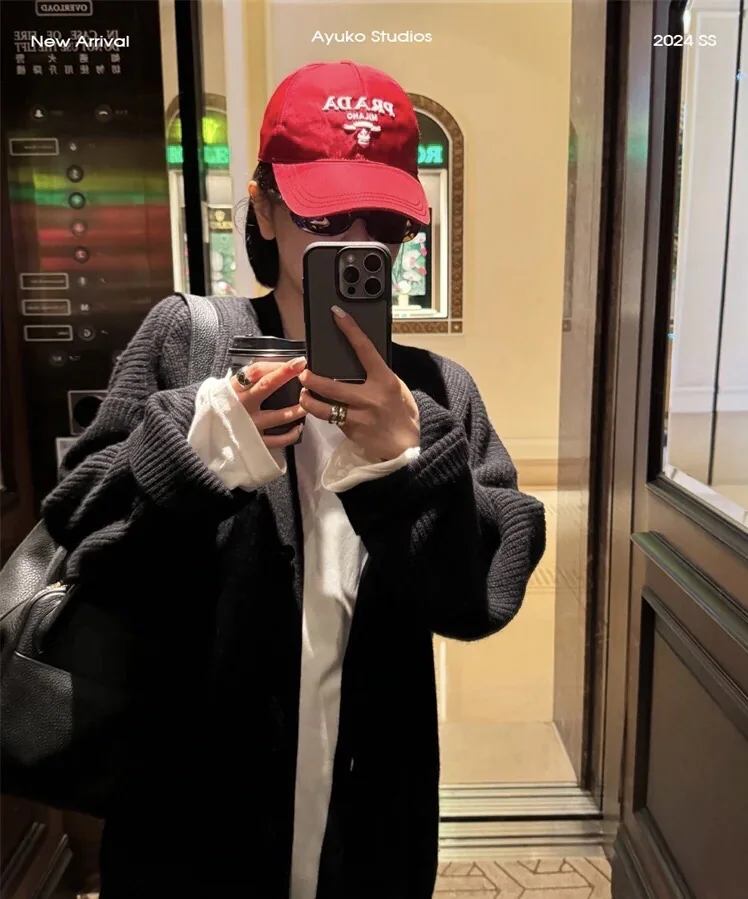 프라다 베이스볼 캡 상세 이미지 5