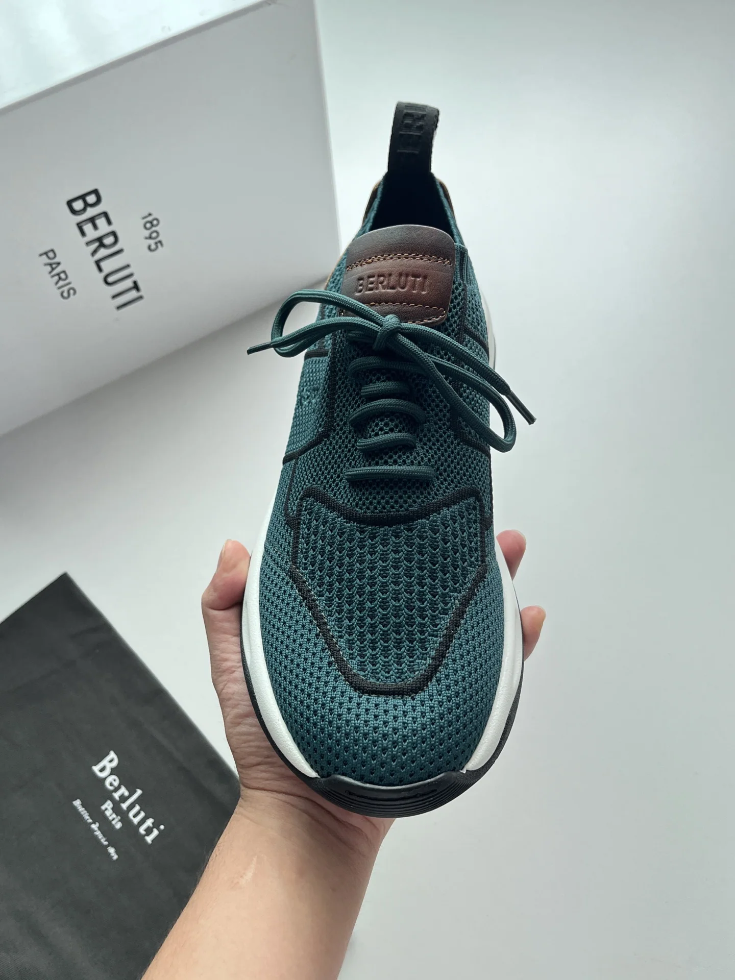 벨루티 섀도우 니트 메시 스니커즈 상세 이미지 6