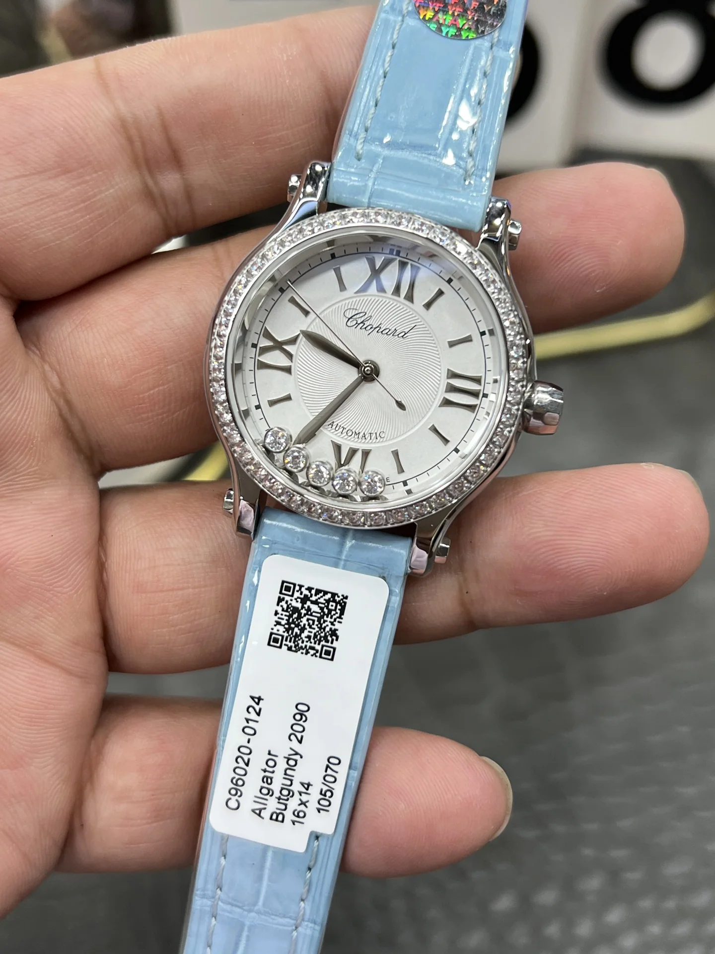 쇼파드 해피 다이아몬드 YF 공장 시걸 2892 오토매틱 여성 시계 레플리카 45065 Chopard 상세 이미지 3
