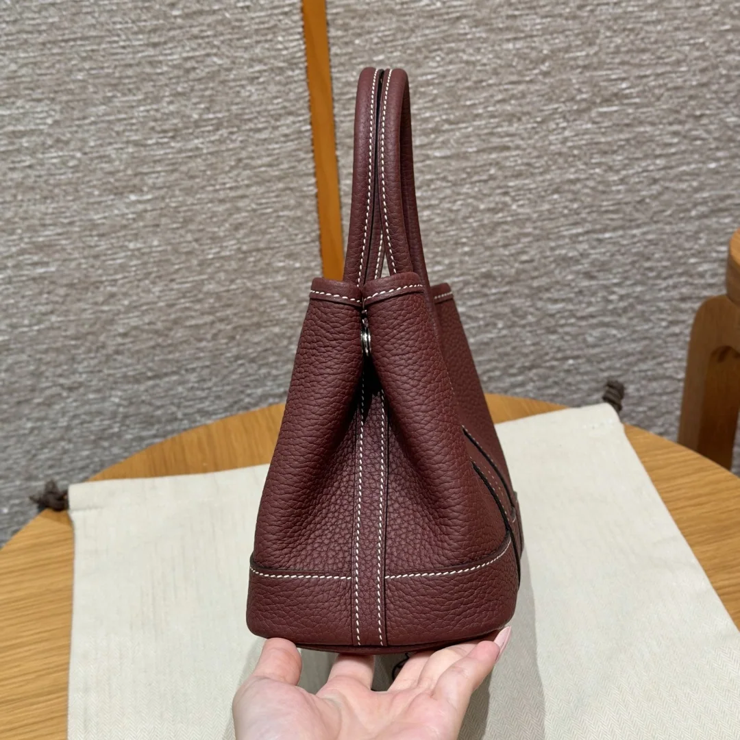 에르메스 가든파티 23 네고다 가죽 가방 상세 이미지 4