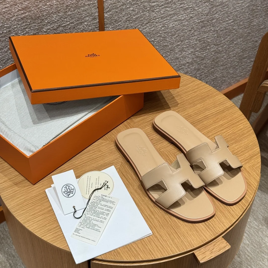 에르메스 오란 램스킨 슬리퍼 상세 이미지 9