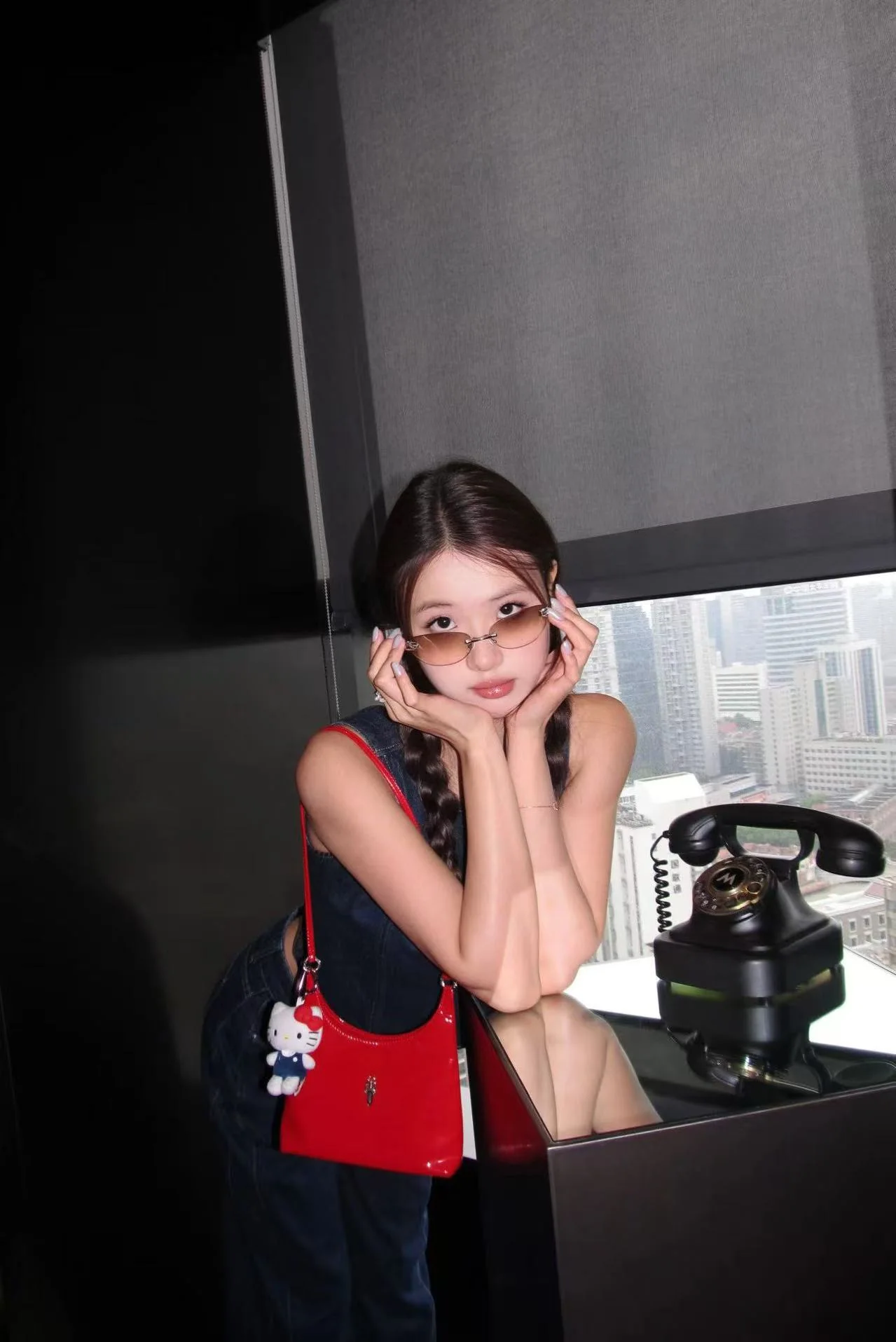 크롬하츠 ViV 레드 페이턴트 가죽 가방 상세 이미지 9