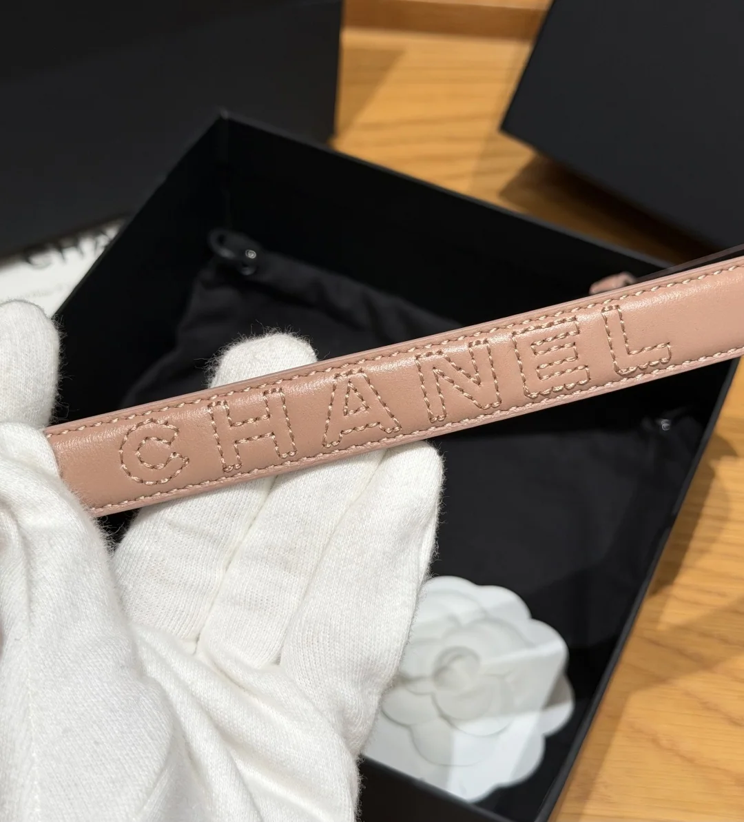 샤넬 퀼팅 램스킨 벨트 20mm 상세 이미지 8