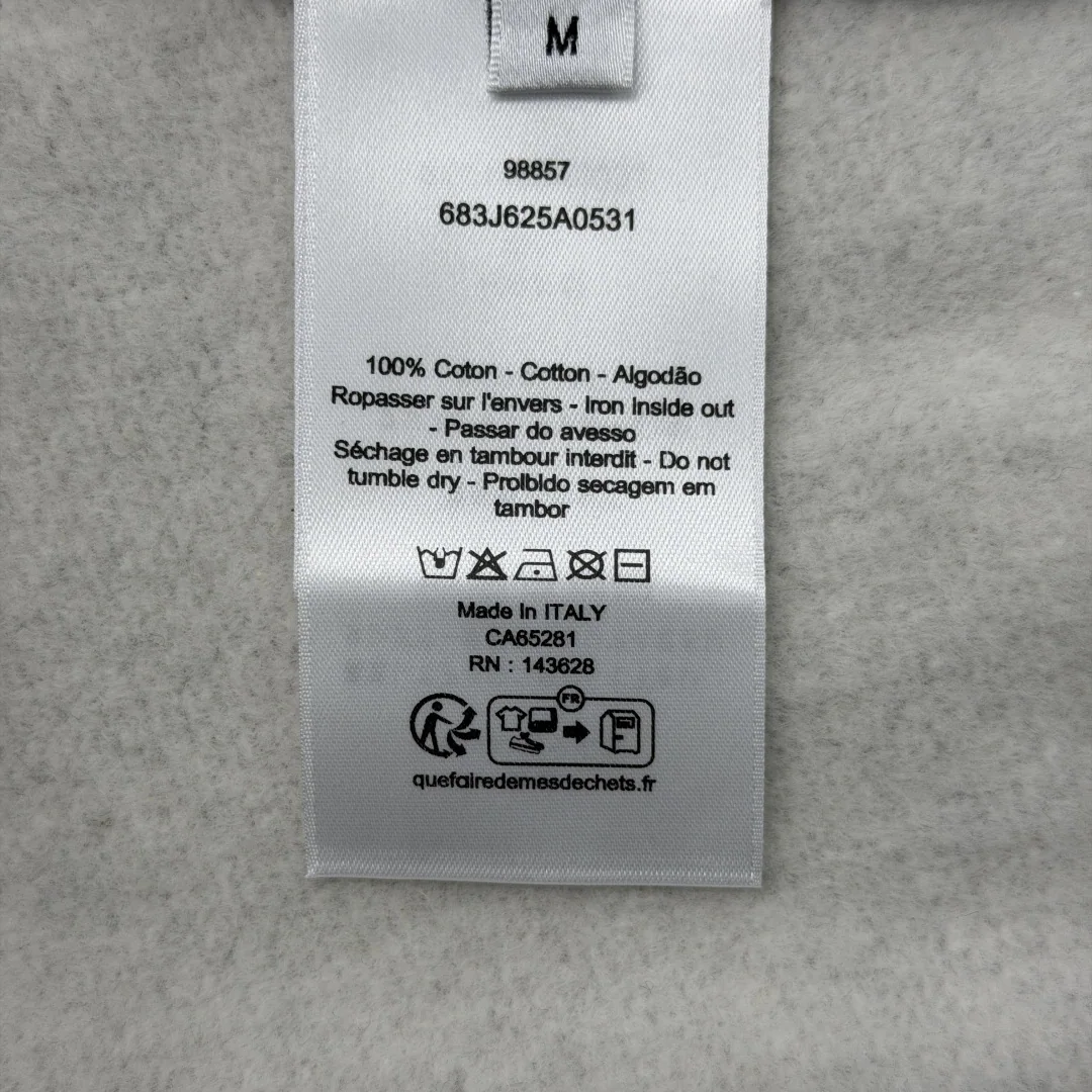 디올 자수 로고 후드 티셔츠 남성 상세 이미지 9