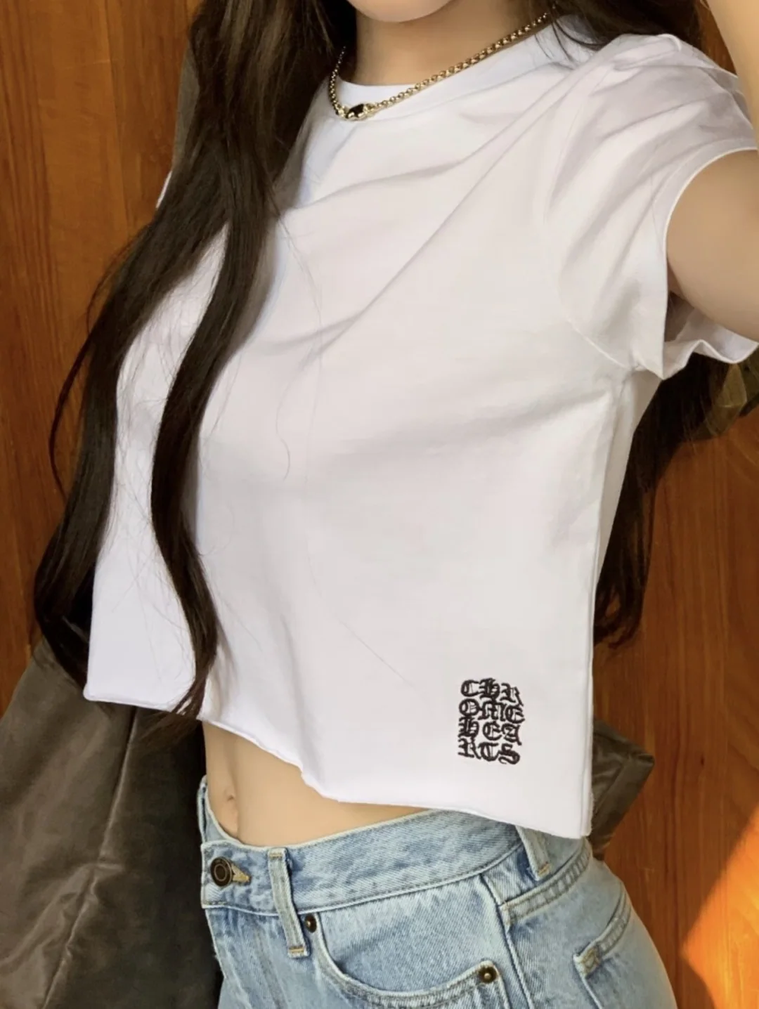 크롬하츠 여성 반팔 티셔츠 상세 이미지 10