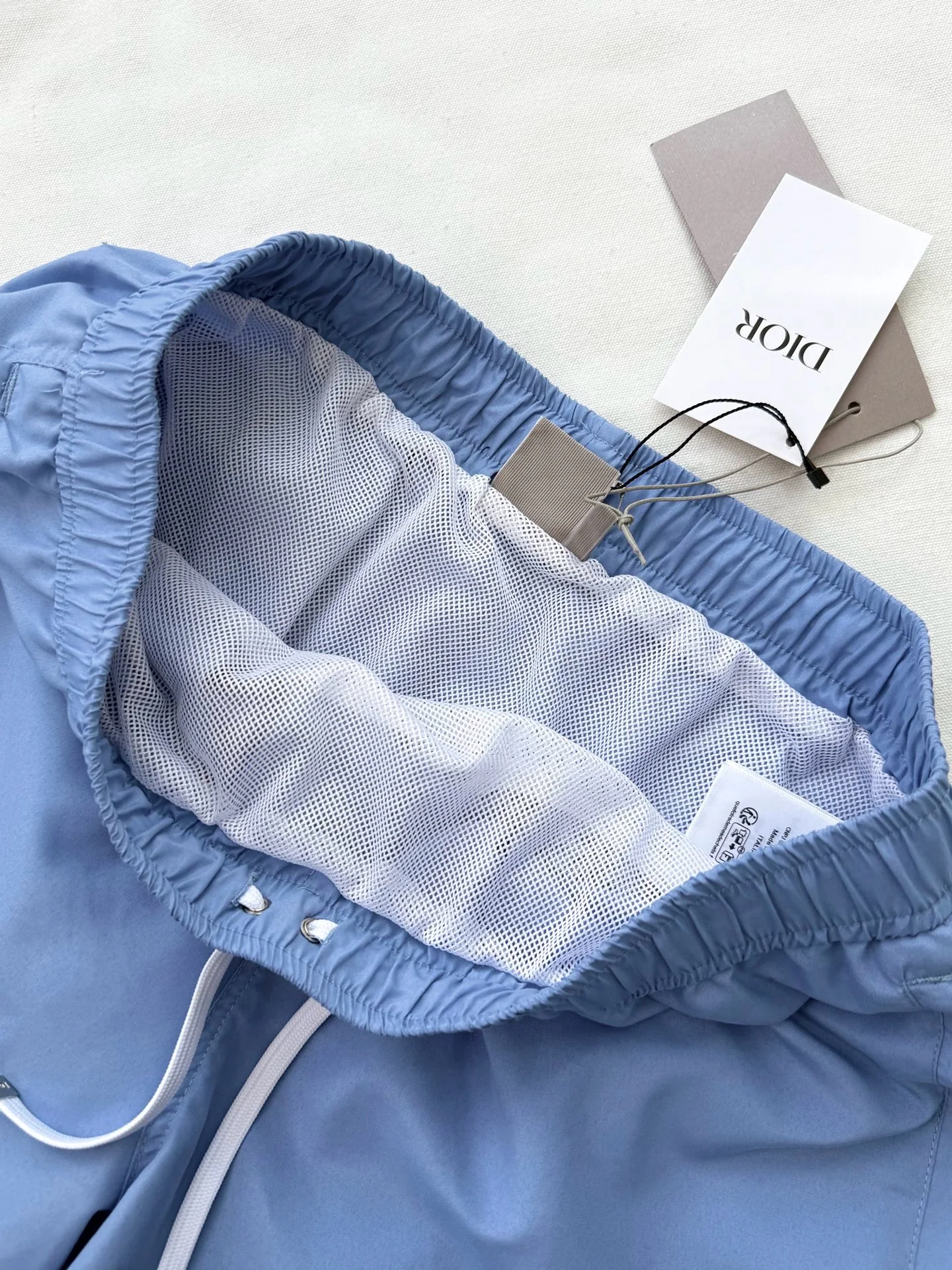 디올 CD 로고 자수 여성 반바지 상세 이미지 5